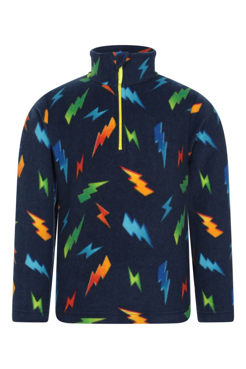 Pursuit Gemustertes Kinder Fleece mit Reißverschluss - Gelb von Mountain Warehouse