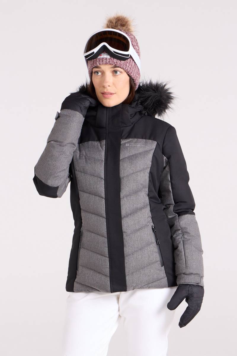 Pyrenees II Gepolsterte Damen Skijacke - Schwarz von Mountain Warehouse