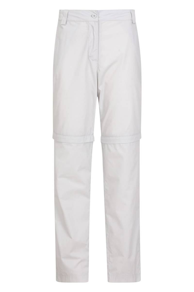 Quest Zip-Off Damen-Hose - kurze Länge - Grau von Mountain Warehouse