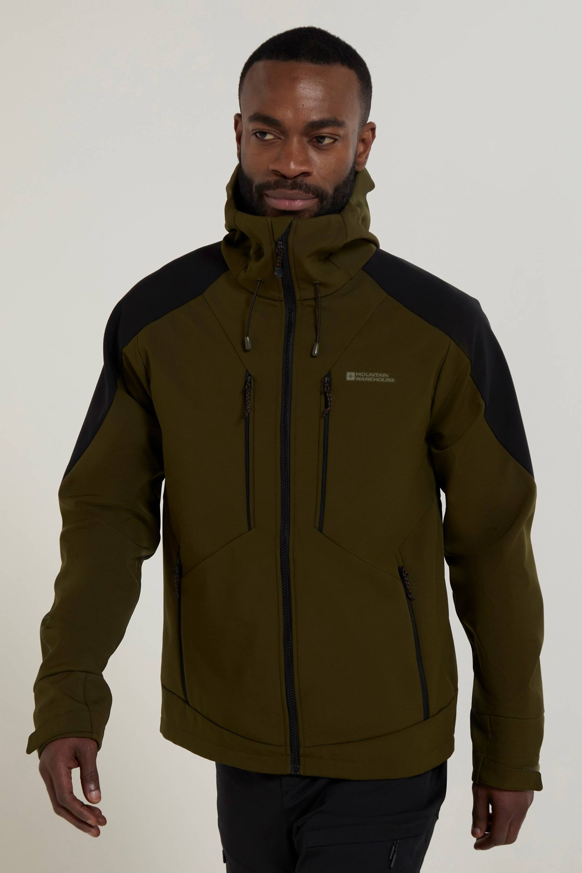 Radius Softshell-Jacke Herren - Khaki von Mountain Warehouse