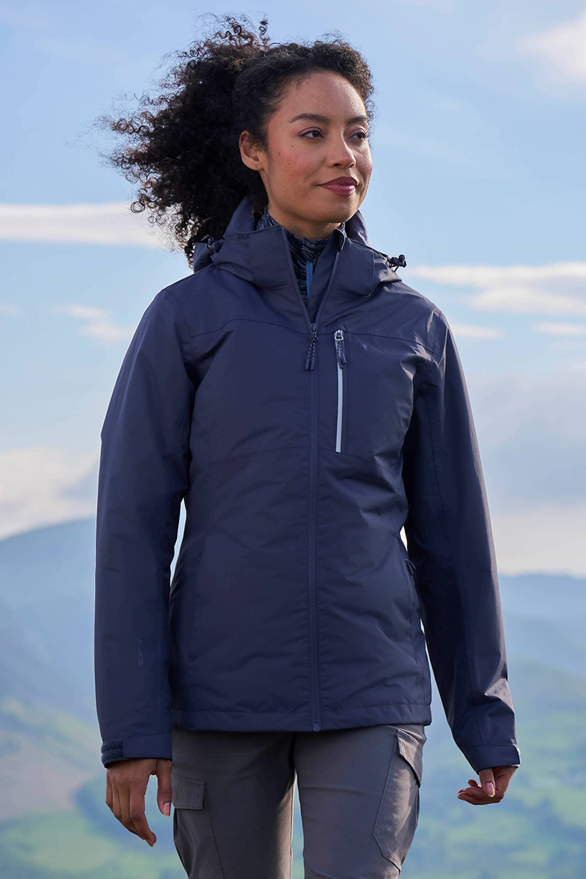 Rainforest II Wasserdichte Damenjacke - Blau von Mountain Warehouse