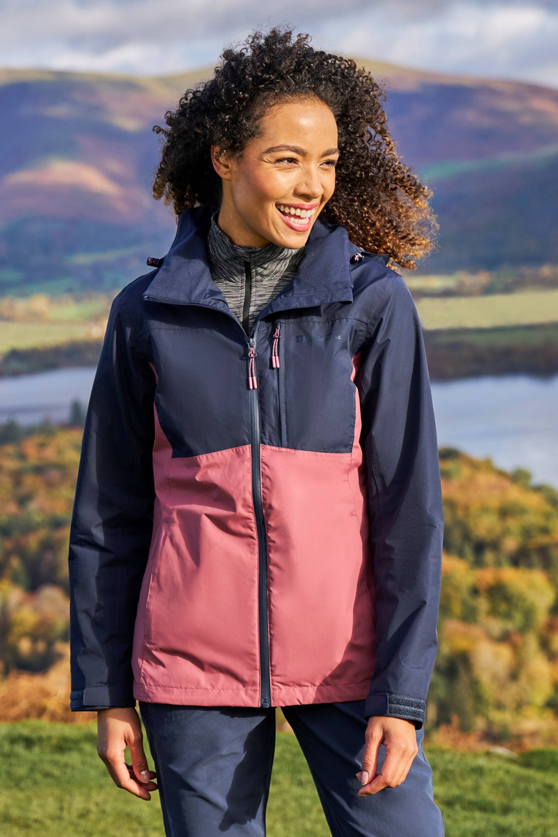 Rainforest II Wasserdichte Damenjacke - Marineblau von Mountain Warehouse