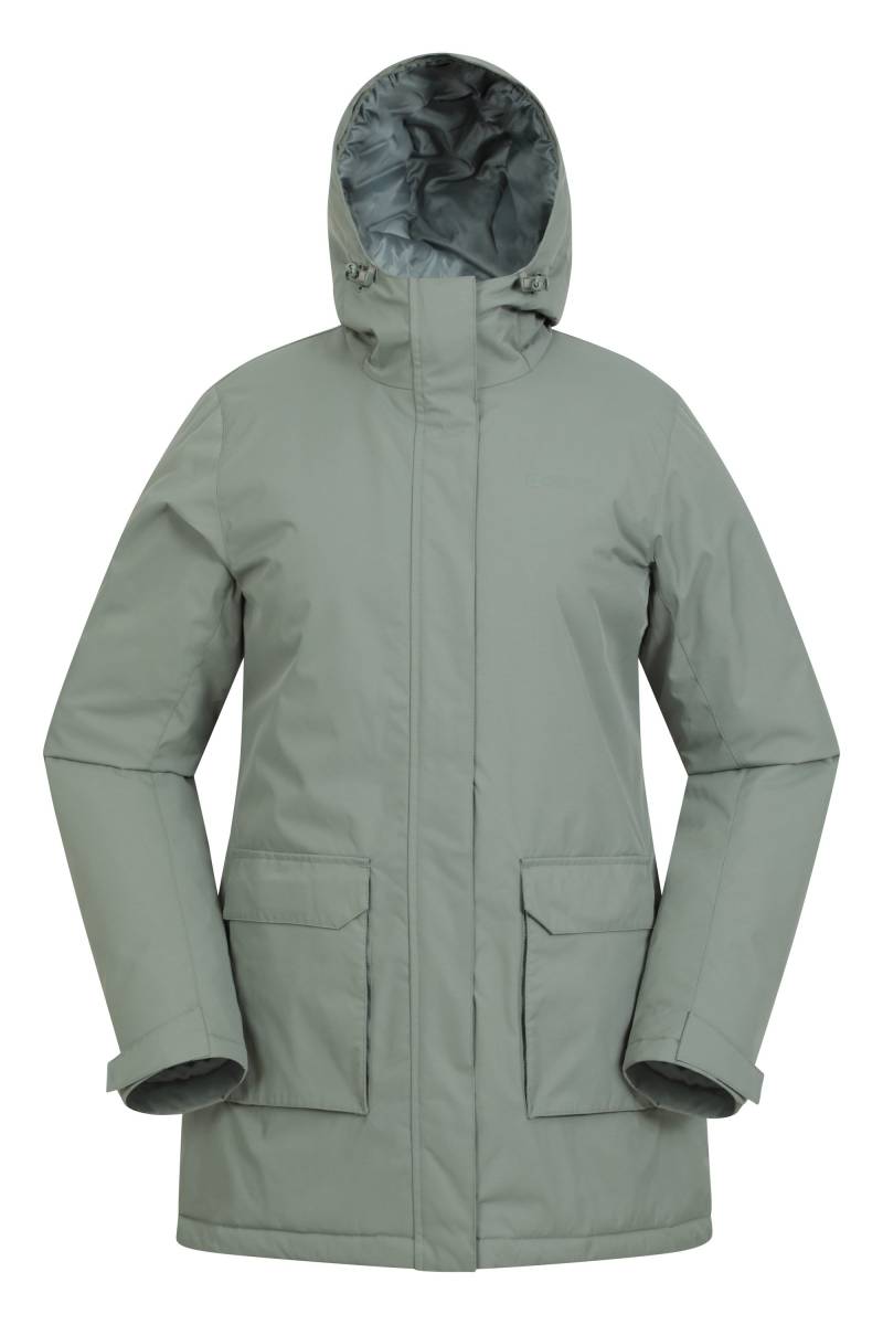 Ranger Wasserabweisender Wattierter Damenparka - Dunkel-Khaki von Mountain Warehouse