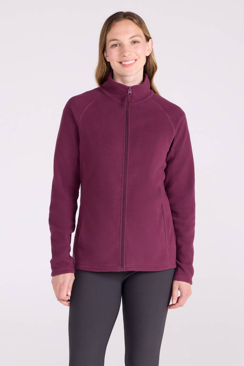 Raso Damen-Fleecejacke - Burgunderrot von Mountain Warehouse