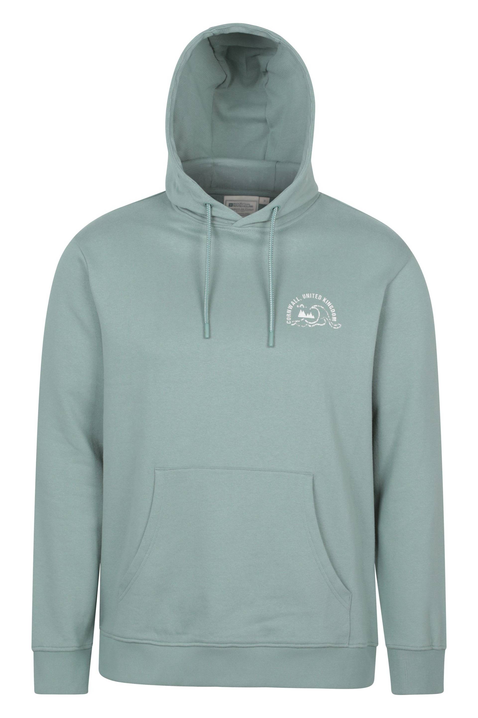 Regional Herren Cornwall Grafik-Hoodie - Khaki von Mountain Warehouse