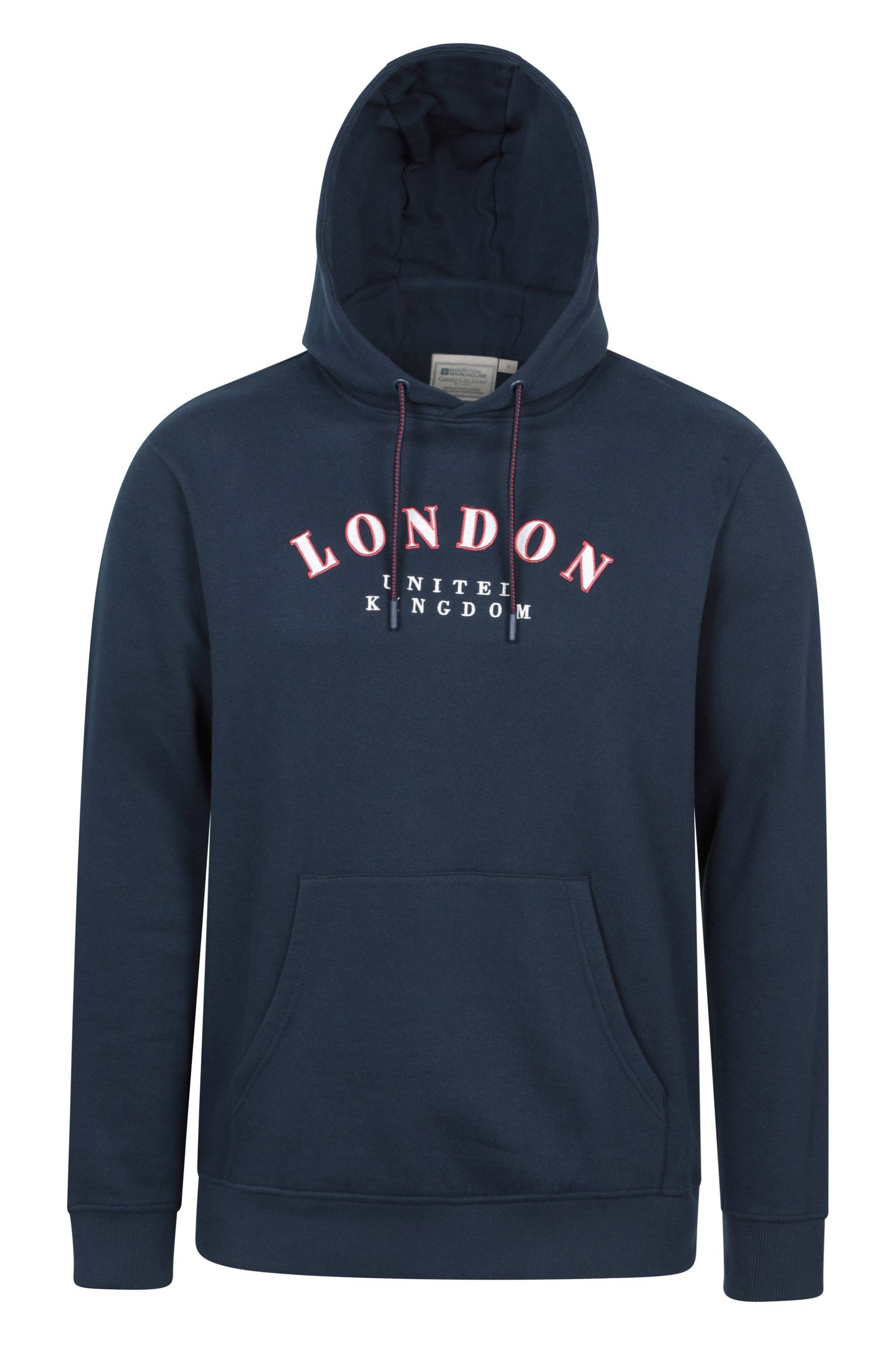 Regional Herren London Grafik-Hoodie - Marineblau von Mountain Warehouse