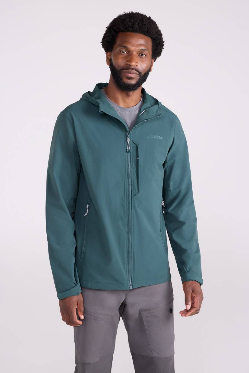 Retreat Packbare Herren Softshelljacke - Grün von Mountain Warehouse
