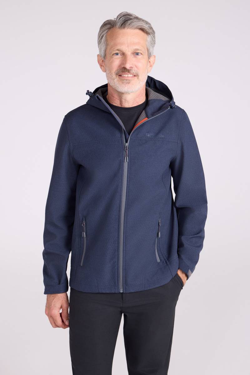 Reykjavik Texturierte Softshell-Jacke für Herren - Marineblau Reykjavik Texturierte Softshell-Jacke für Herren - Marineblau von Mountain Warehouse