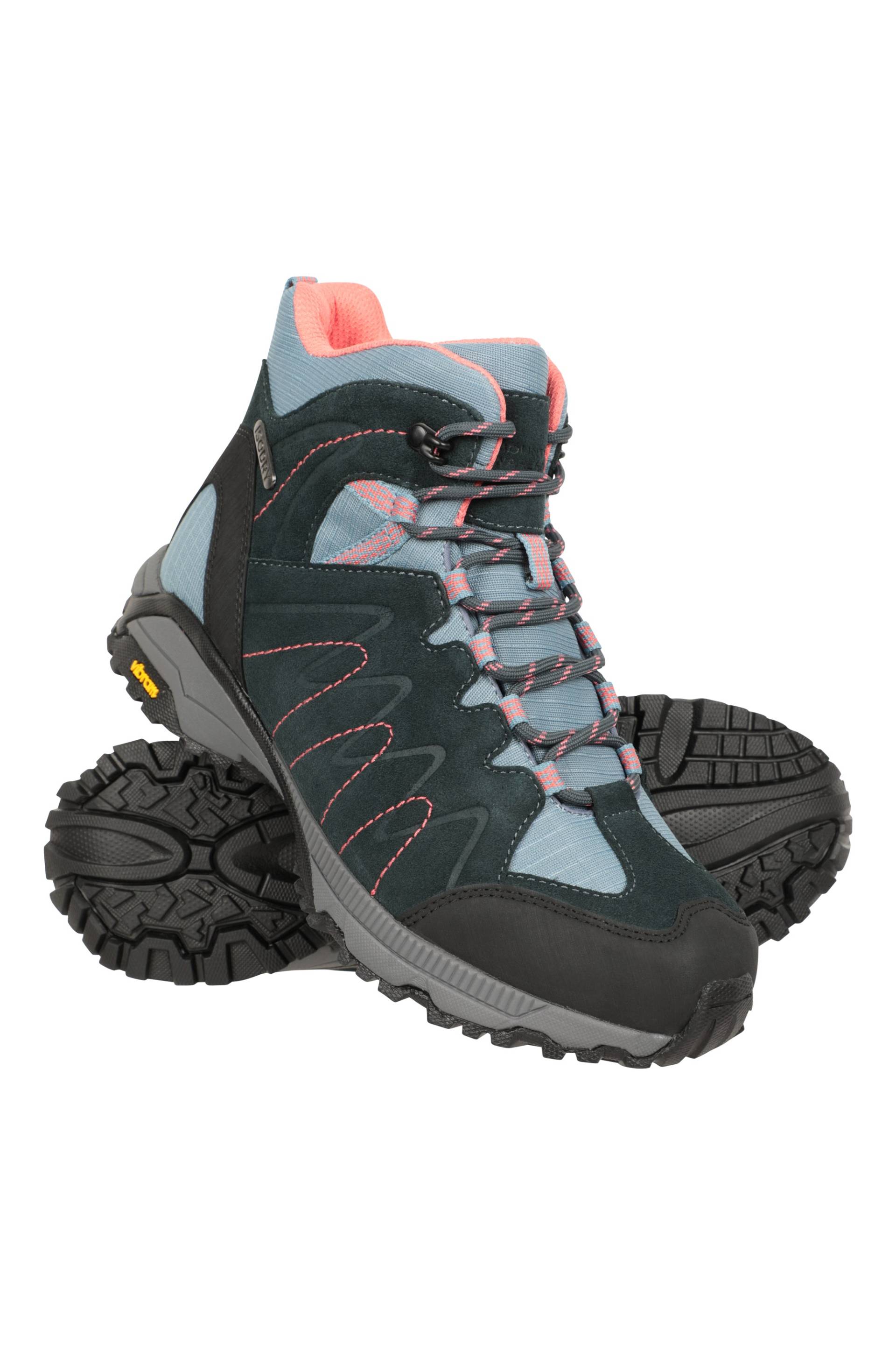 Rockies Wasserdichte Vibram Damen-Stiefel - Blau von Mountain Warehouse
