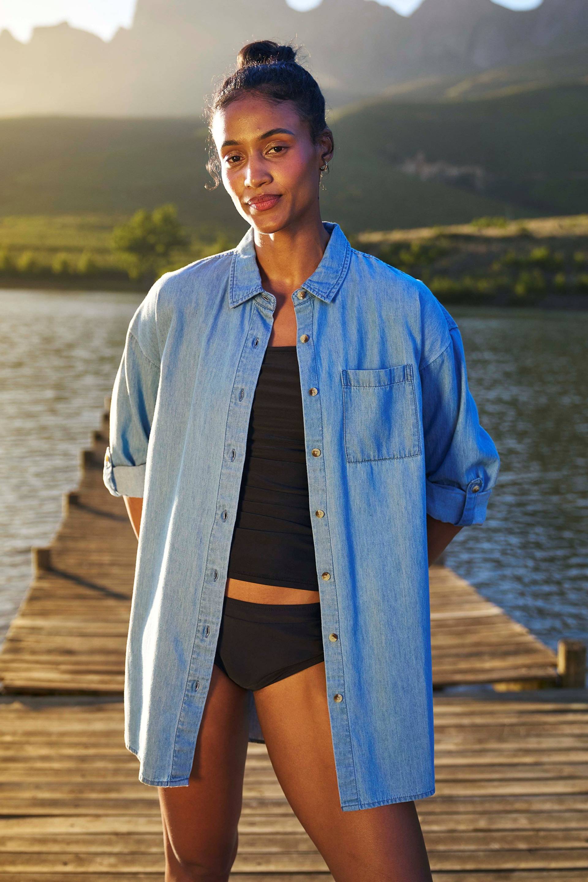 Santiago Übergroßes Damen-Hemd - Blau von Mountain Warehouse