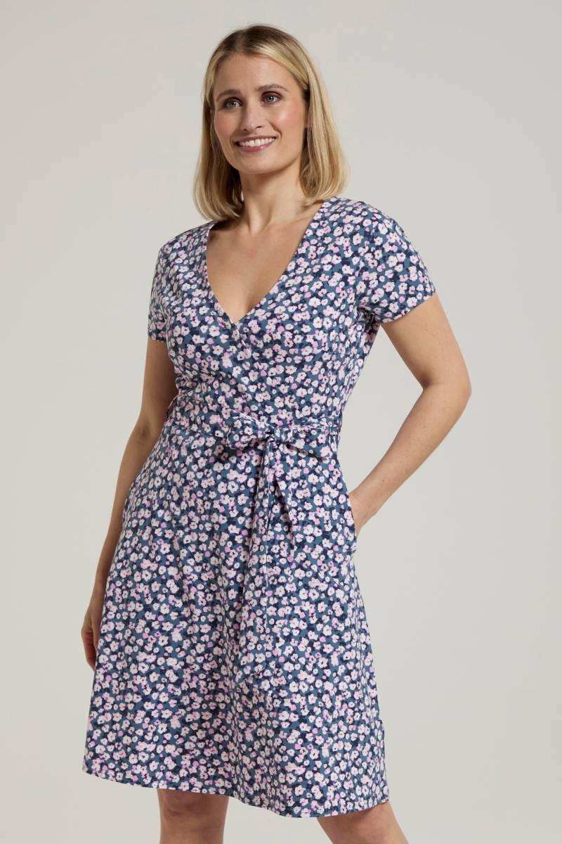 Santorini Damen Wickelkleid mit UV-Schutz - Grau von Mountain Warehouse