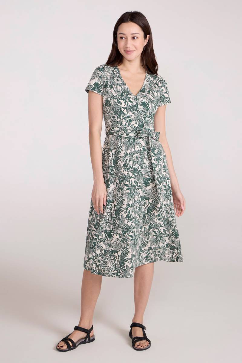 Santorini Damen Wickelkleid - Khaki von Mountain Warehouse