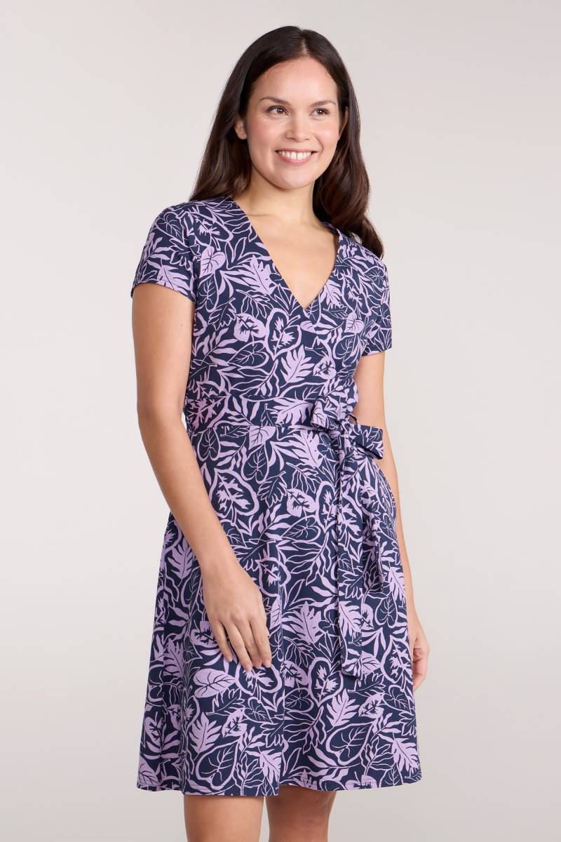 Santorini Damen Wickelkleid mit UV-Schutz - Lila von Mountain Warehouse