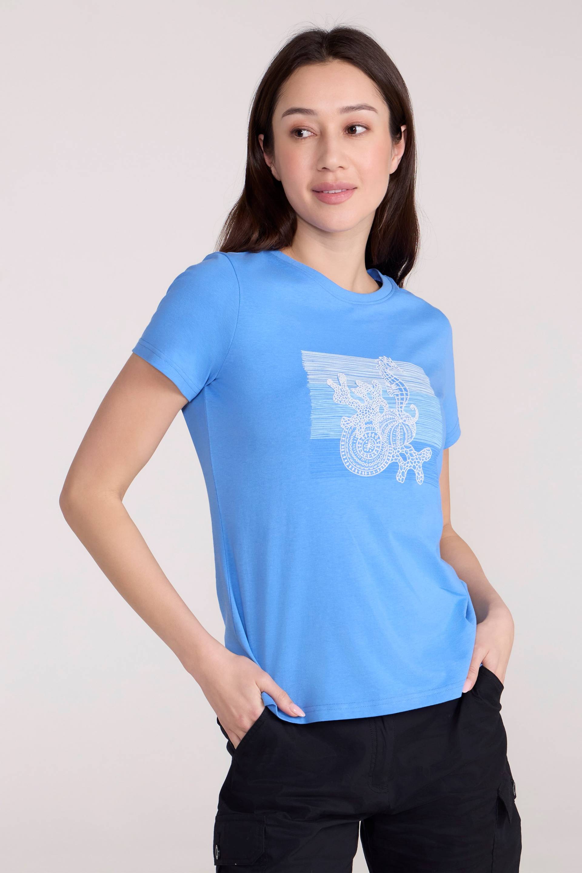 Seahorse T-Shirt für Damen - Blau von Mountain Warehouse