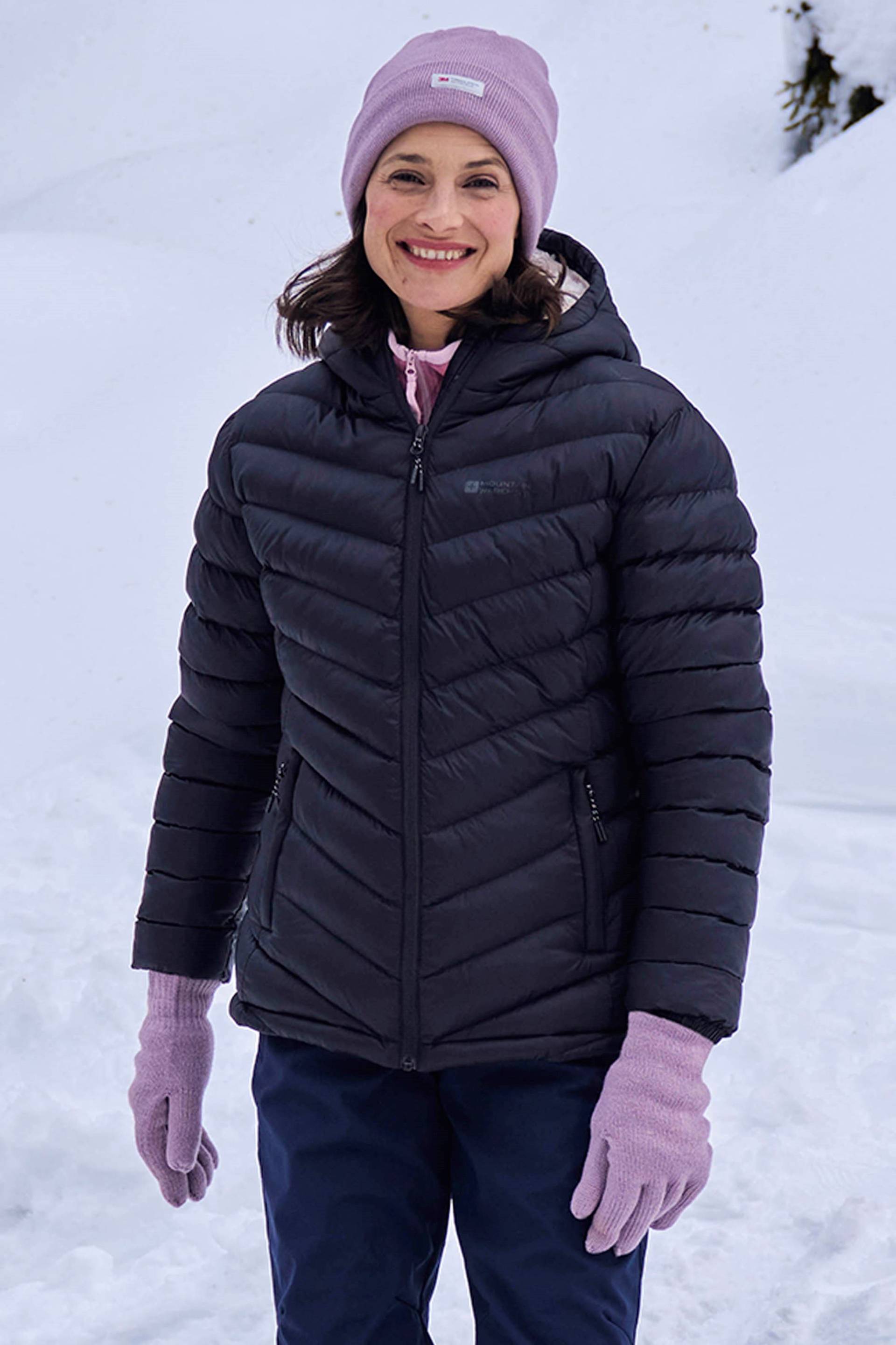Seasons Gefütterte Damen-Steppjacke - Schwarz von Mountain Warehouse