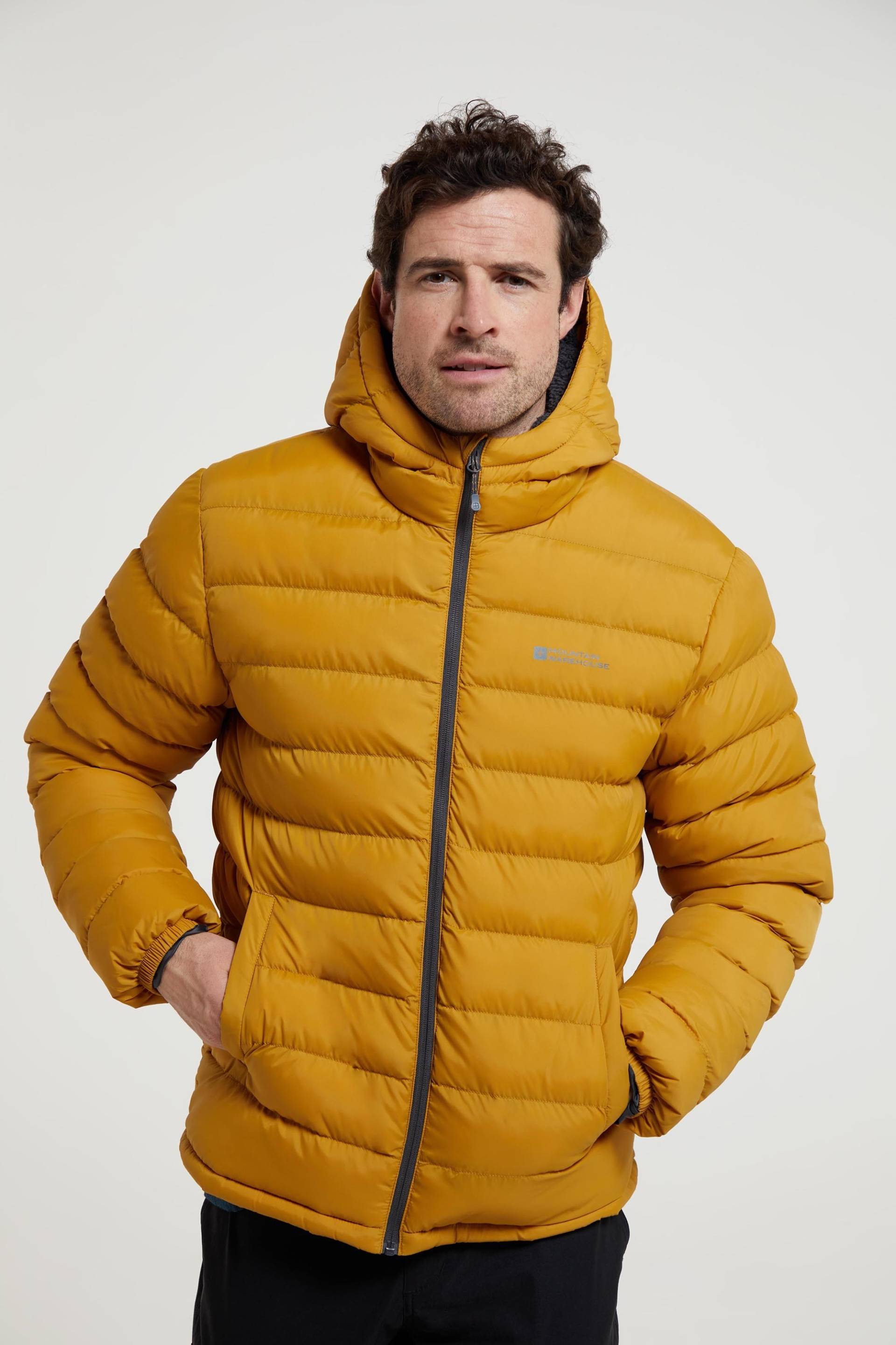 Seasons Gefütterte Herren Steppjacke - Gelb von Mountain Warehouse