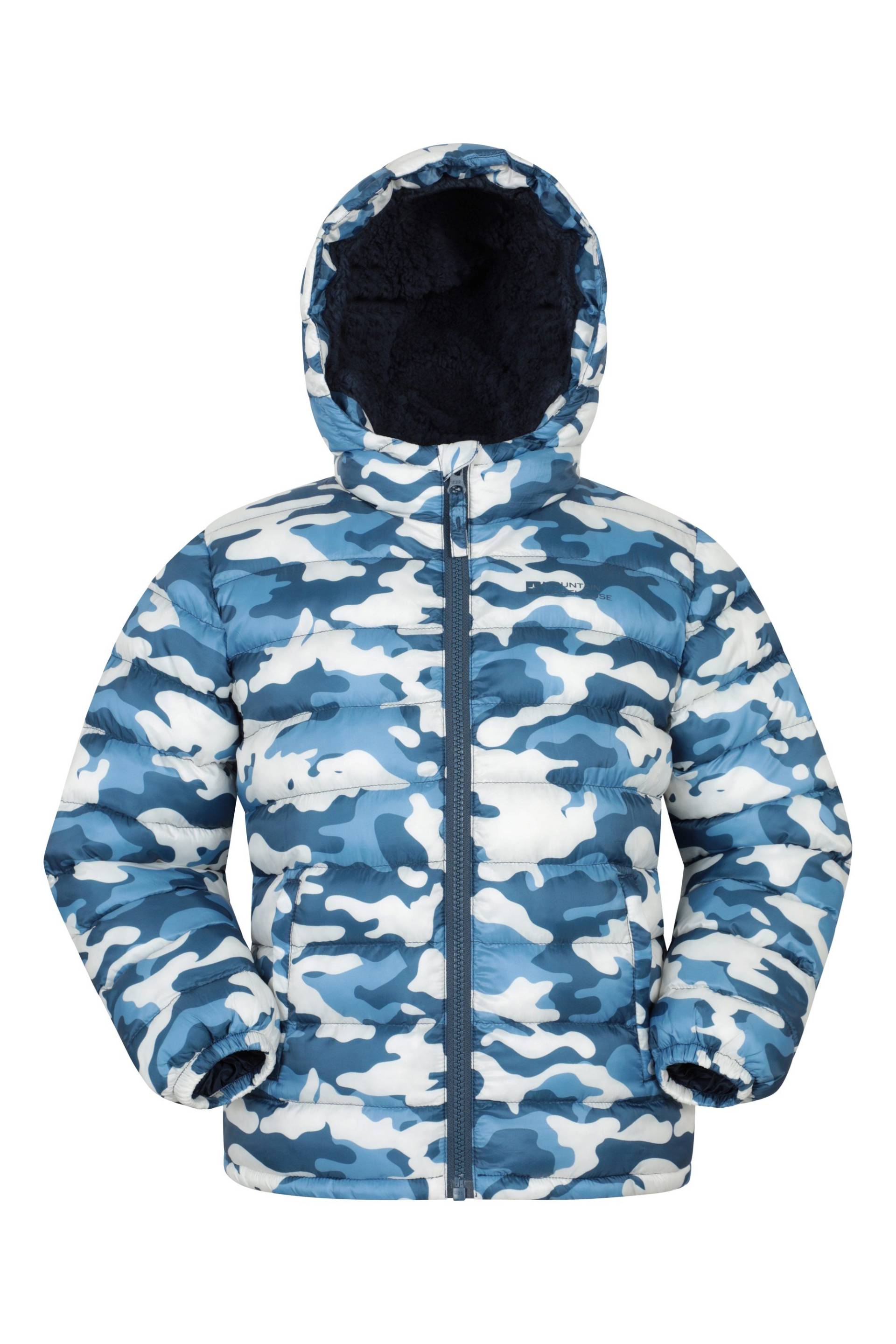 Seasons Gefütterte Kinder-Steppjacke - Blau von Mountain Warehouse