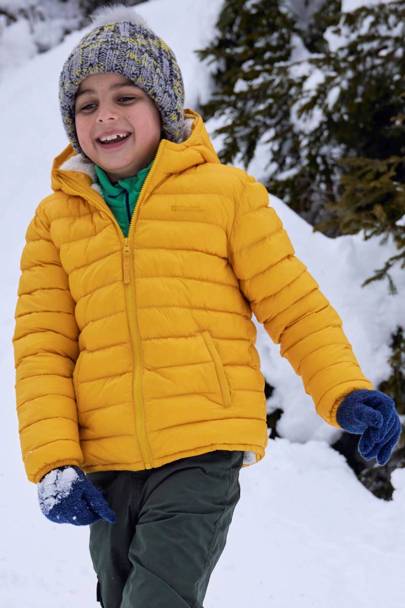 Seasons Gefütterte Kinder-Steppjacke - Gelb von Mountain Warehouse