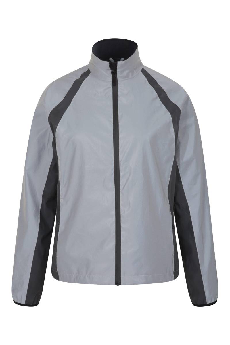 Shine 360° Reflective Wasserdichte Damenjacke - Silber von Mountain Warehouse