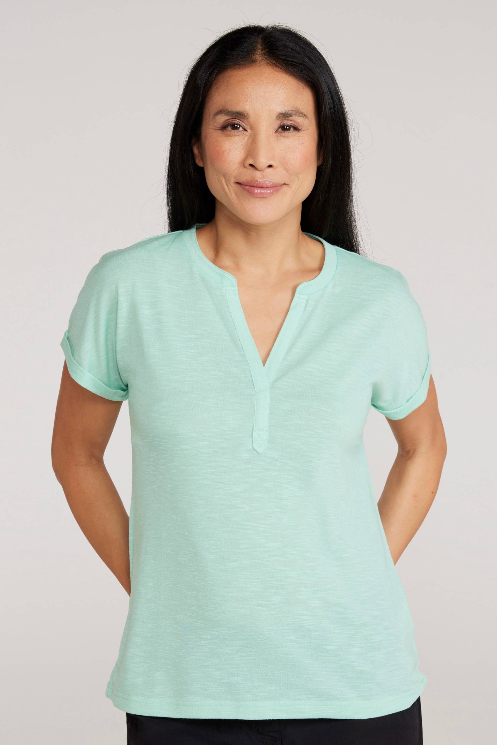 Skye Damen Slub T-Shirt - Mintgrün Skye Damen Slub T-Shirt - Mintgrün von Mountain Warehouse