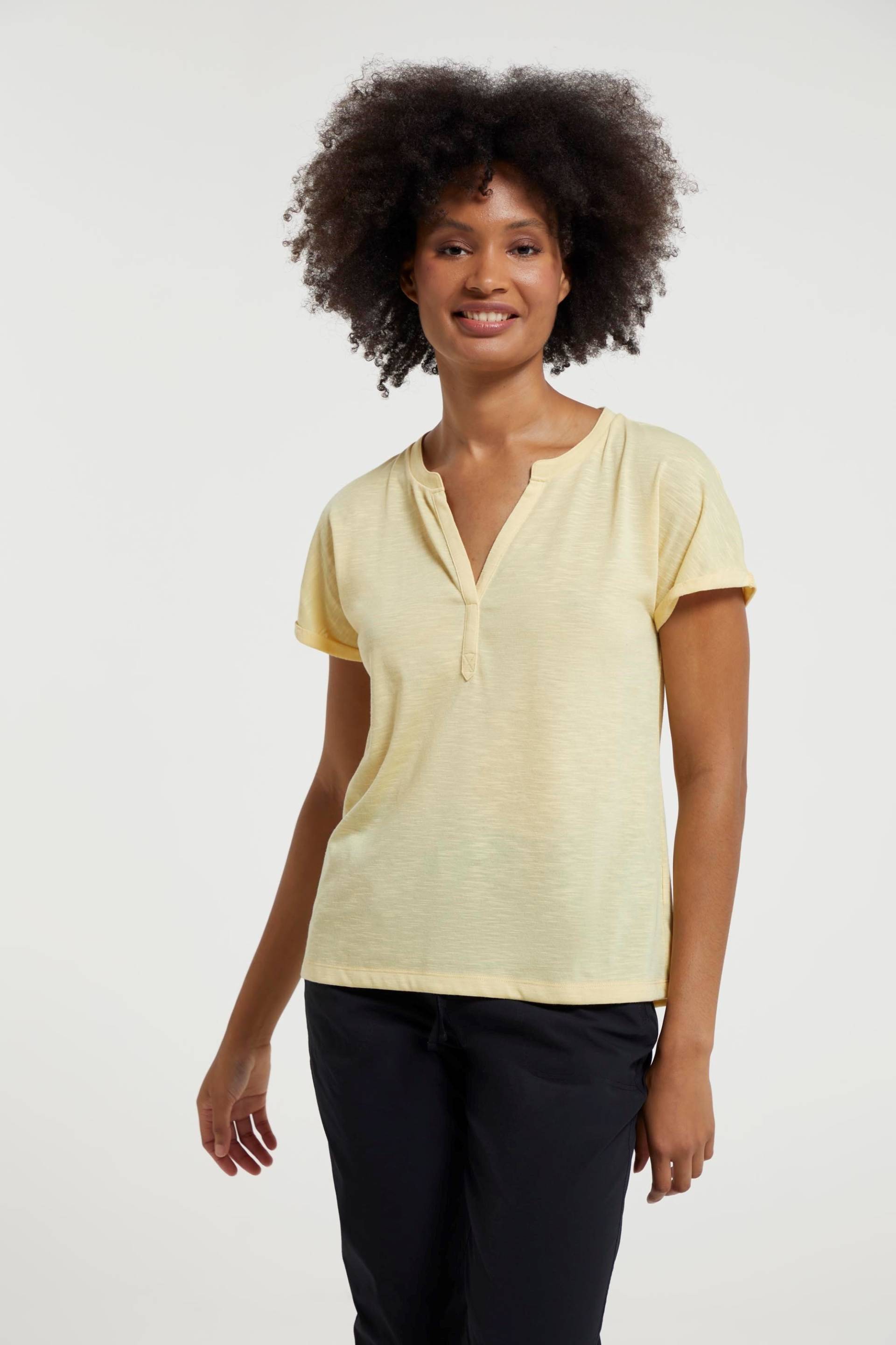 Skye Damen Slub T-Shirt - von Mountain Warehouse