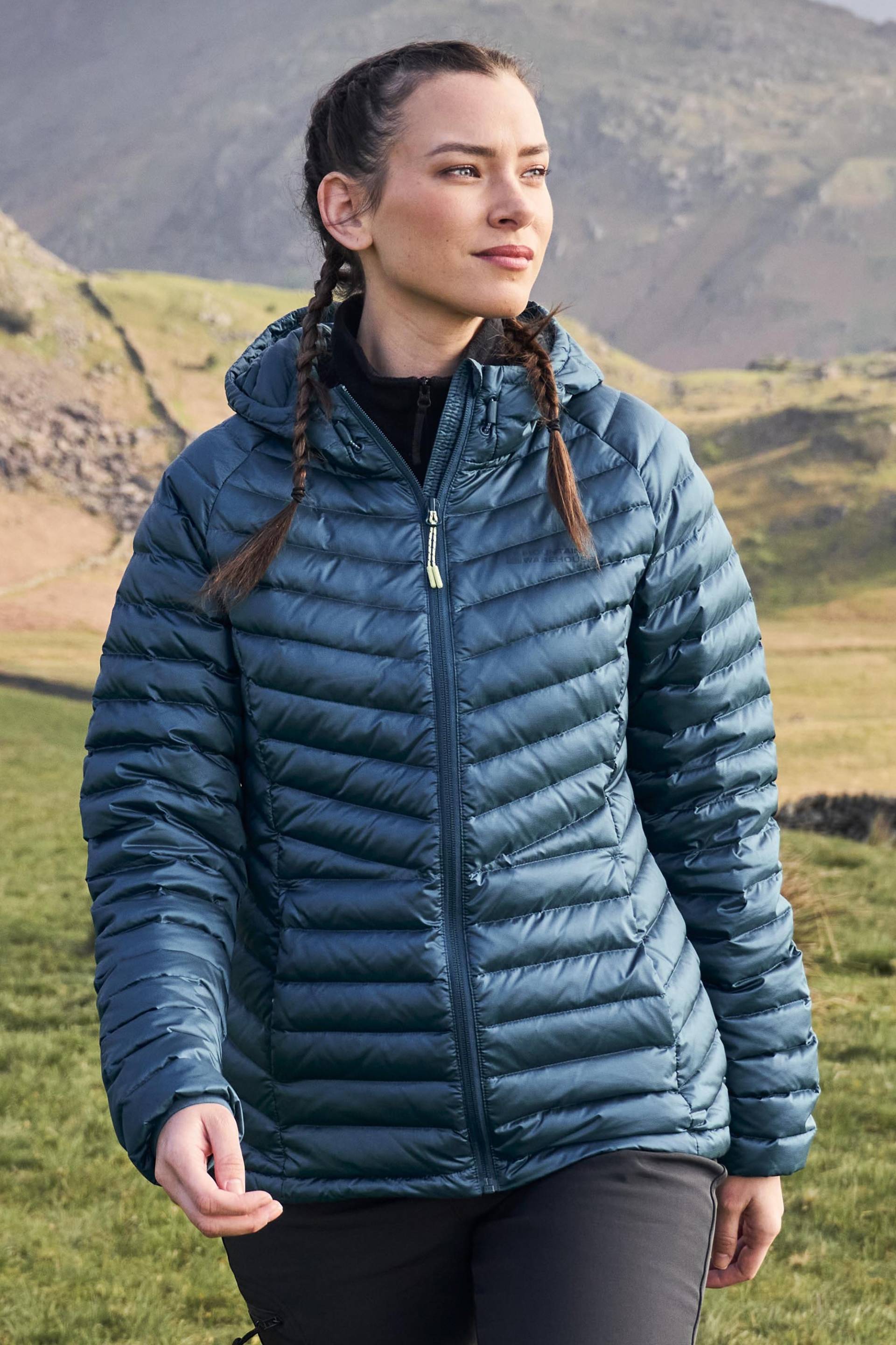 Skyline Extreme Wasserabweisende Damen Daunenjacke - Aquamarin von Mountain Warehouse