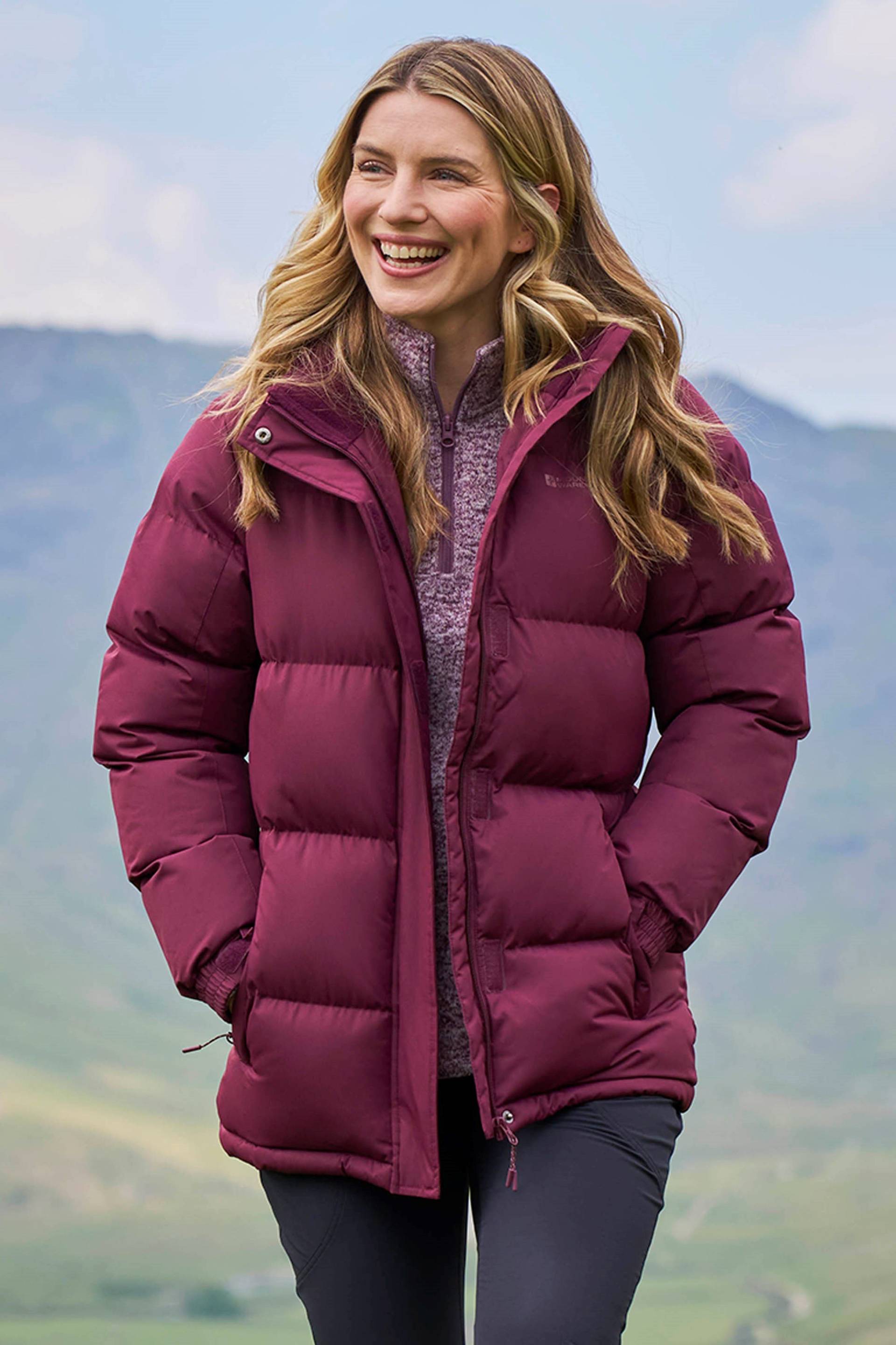 Snow Damen Winterjacke - Burgunderrot Snow Damen Winterjacke - Burgunderrot von Mountain Warehouse