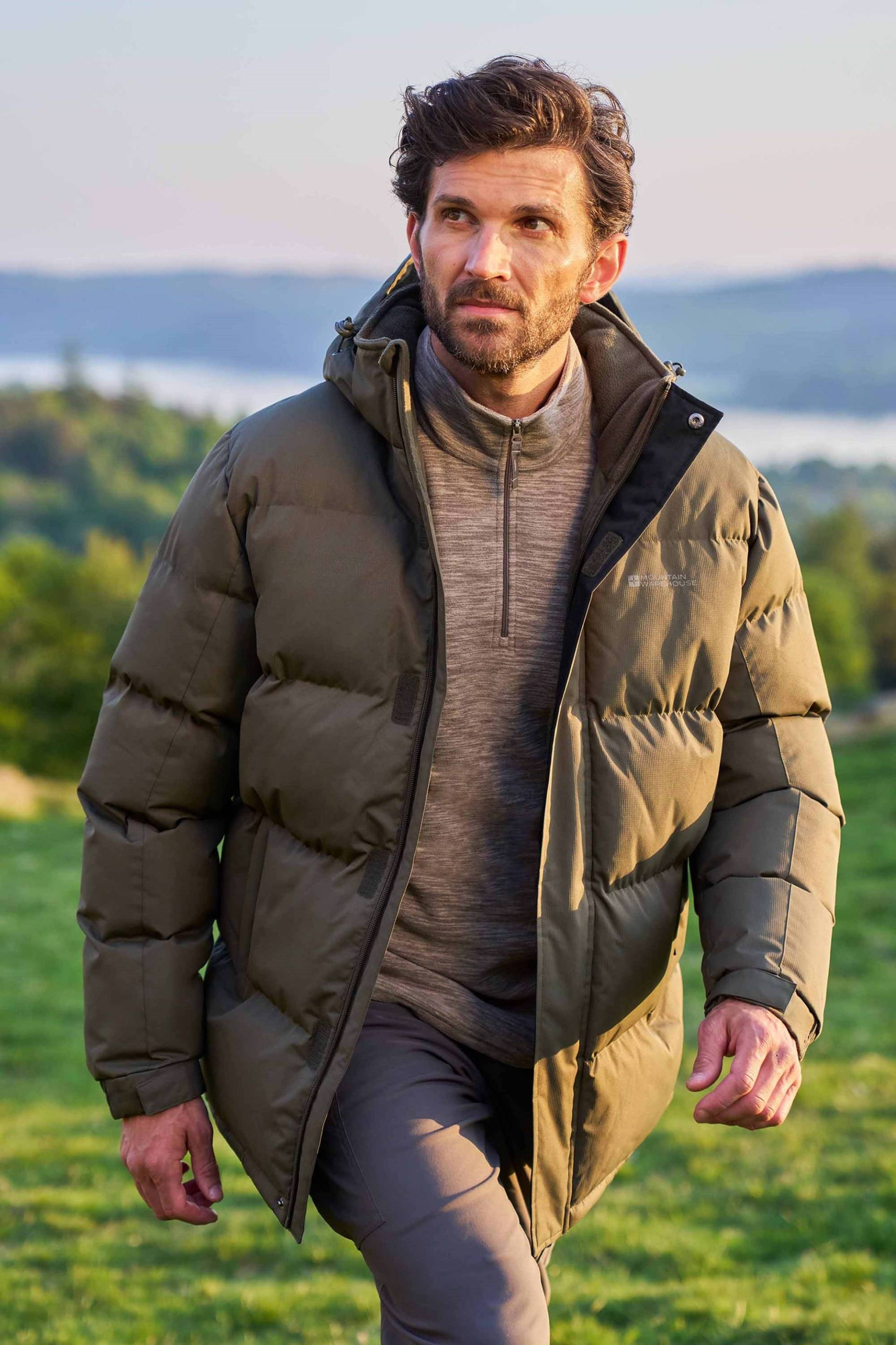 Snow Herren Winterjacke - Dunkel-Khaki Snow Herren Winterjacke - Dunkel-Khaki von Mountain Warehouse