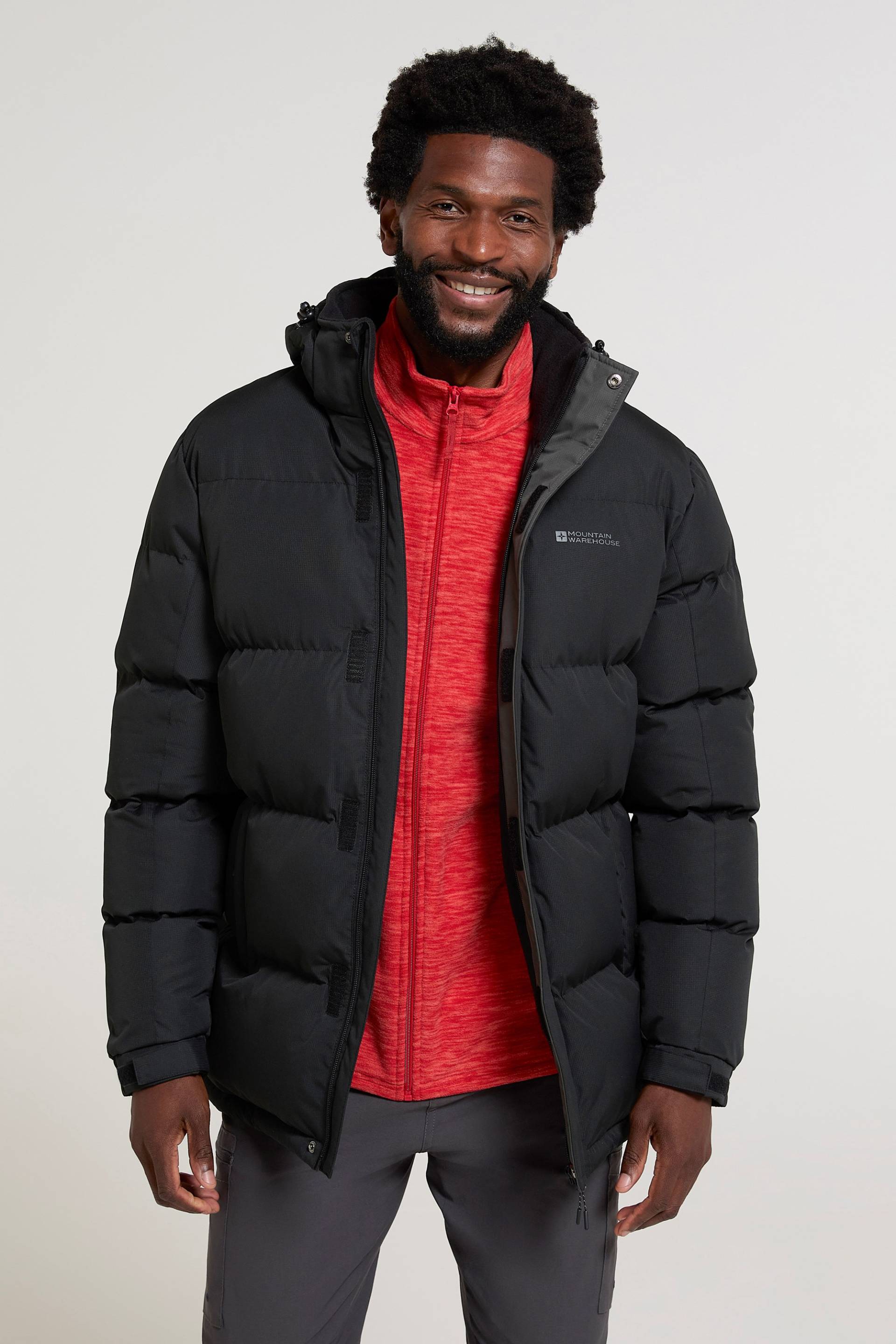 Snow Herren Winterjacke - Schwarz Snow Herren Winterjacke - Schwarz von Mountain Warehouse