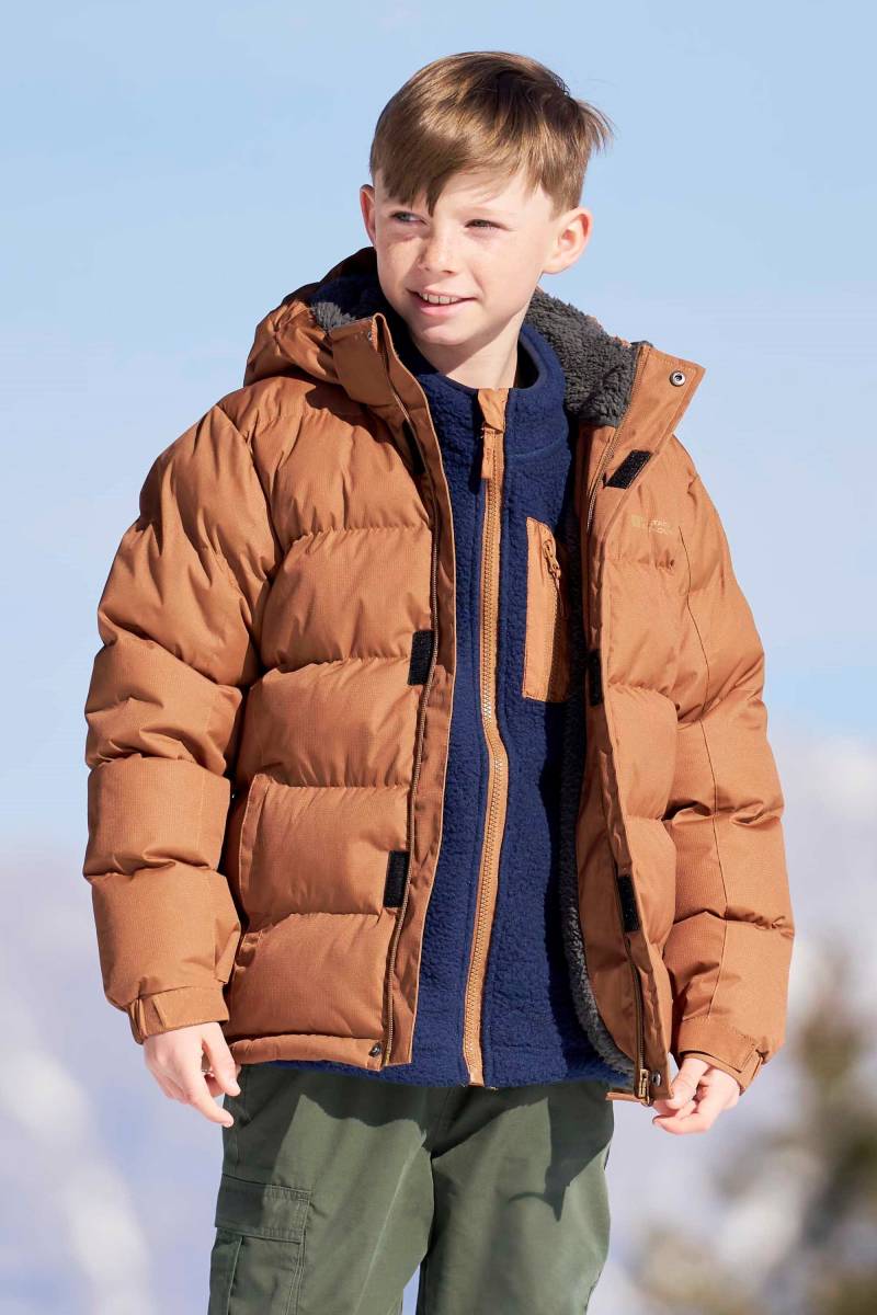 Snow Wattierte Kinderthermojacke mit Borgfutter - von Mountain Warehouse