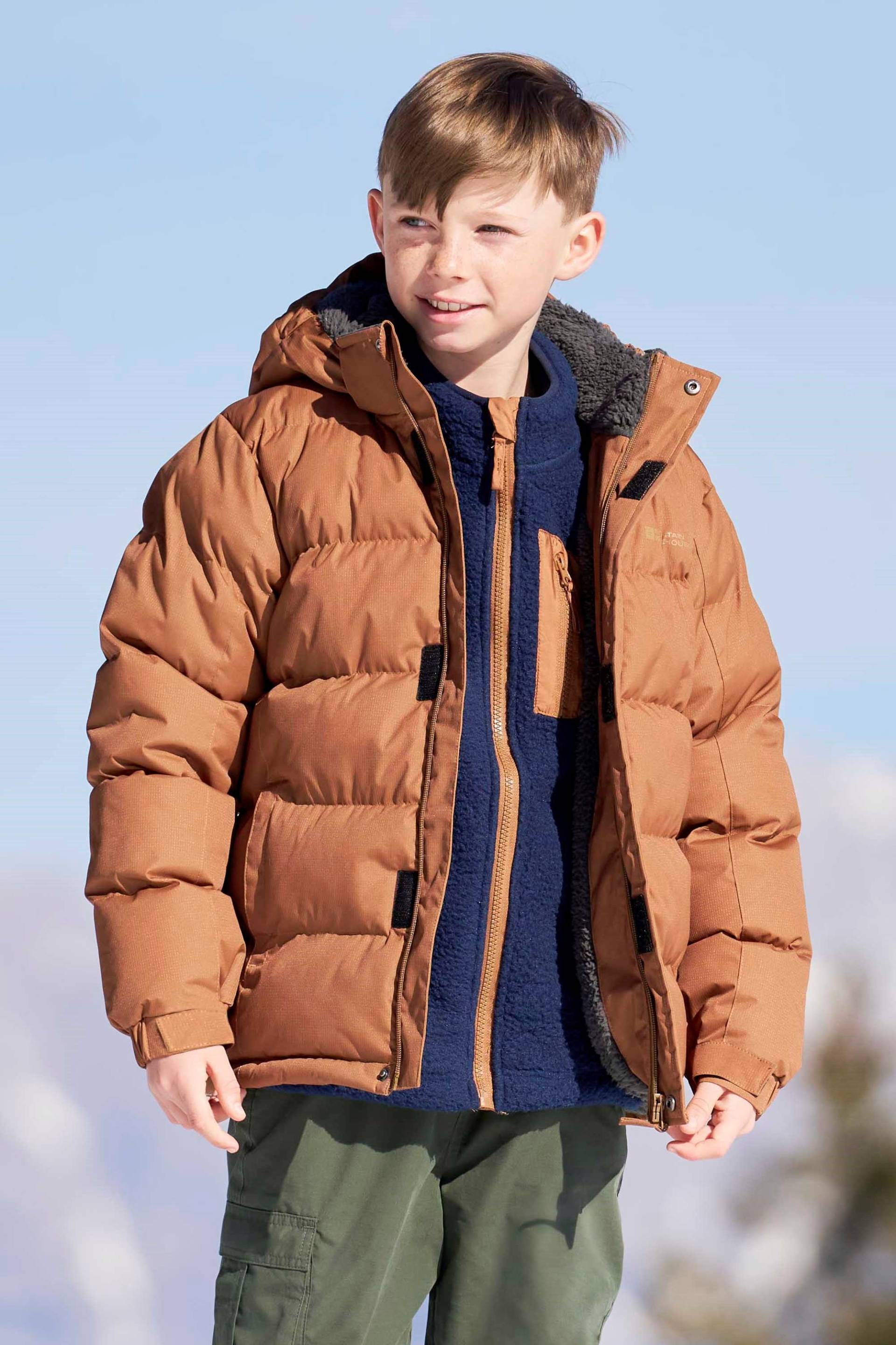 Snow Wattierte Kinderthermojacke mit Borgfutter - von Mountain Warehouse
