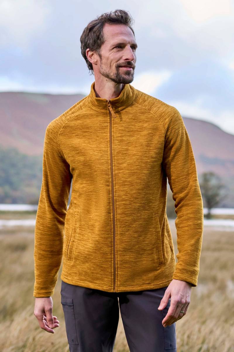 Snowdon II Herren-Fleecejacke - Gelb von Mountain Warehouse
