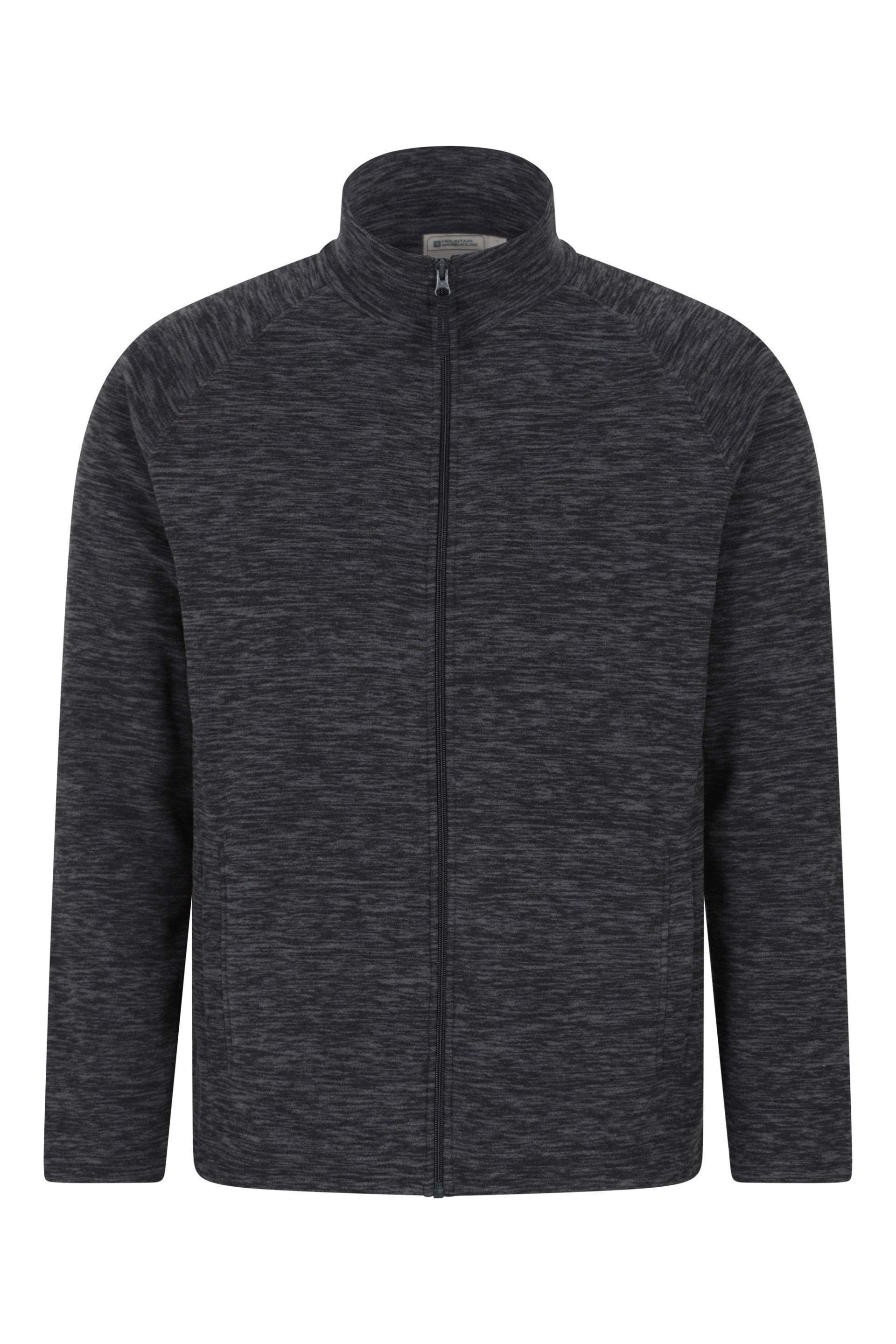 Snowdon II Herren-Fleecejacke - Schwarz von Mountain Warehouse