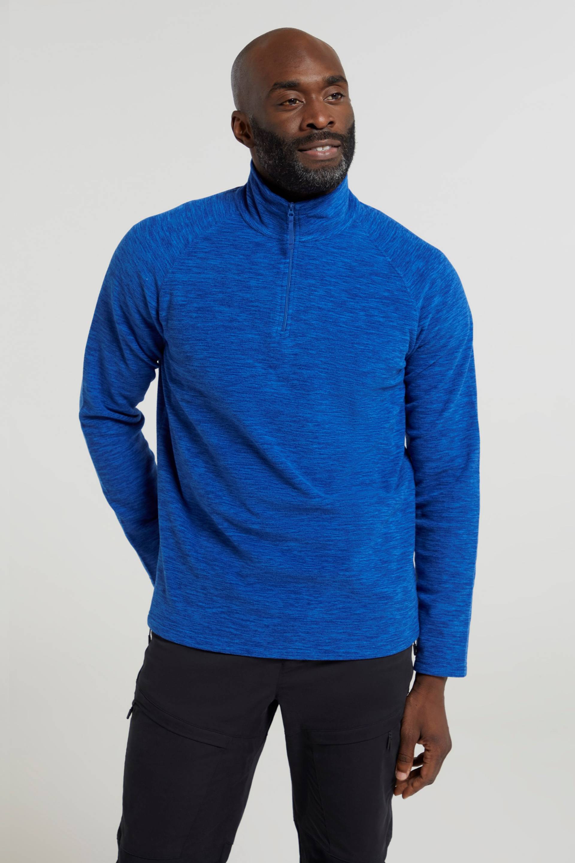 Snowdon II Herren-Mikrofleece - Blau von Mountain Warehouse