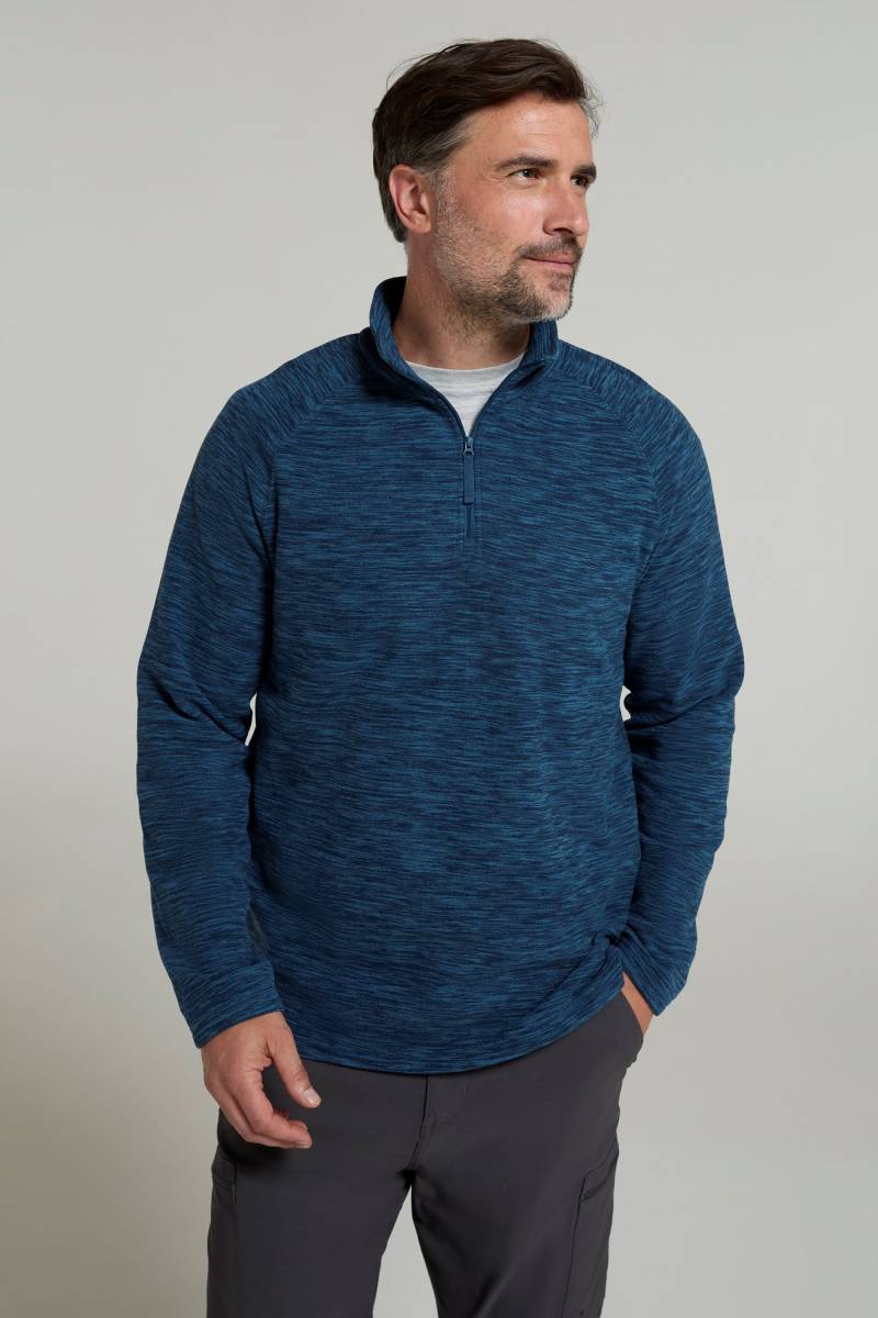 Snowdon II Herren-Mikrofleece - Blau Snowdon II Herren-Mikrofleece - Blau von Mountain Warehouse