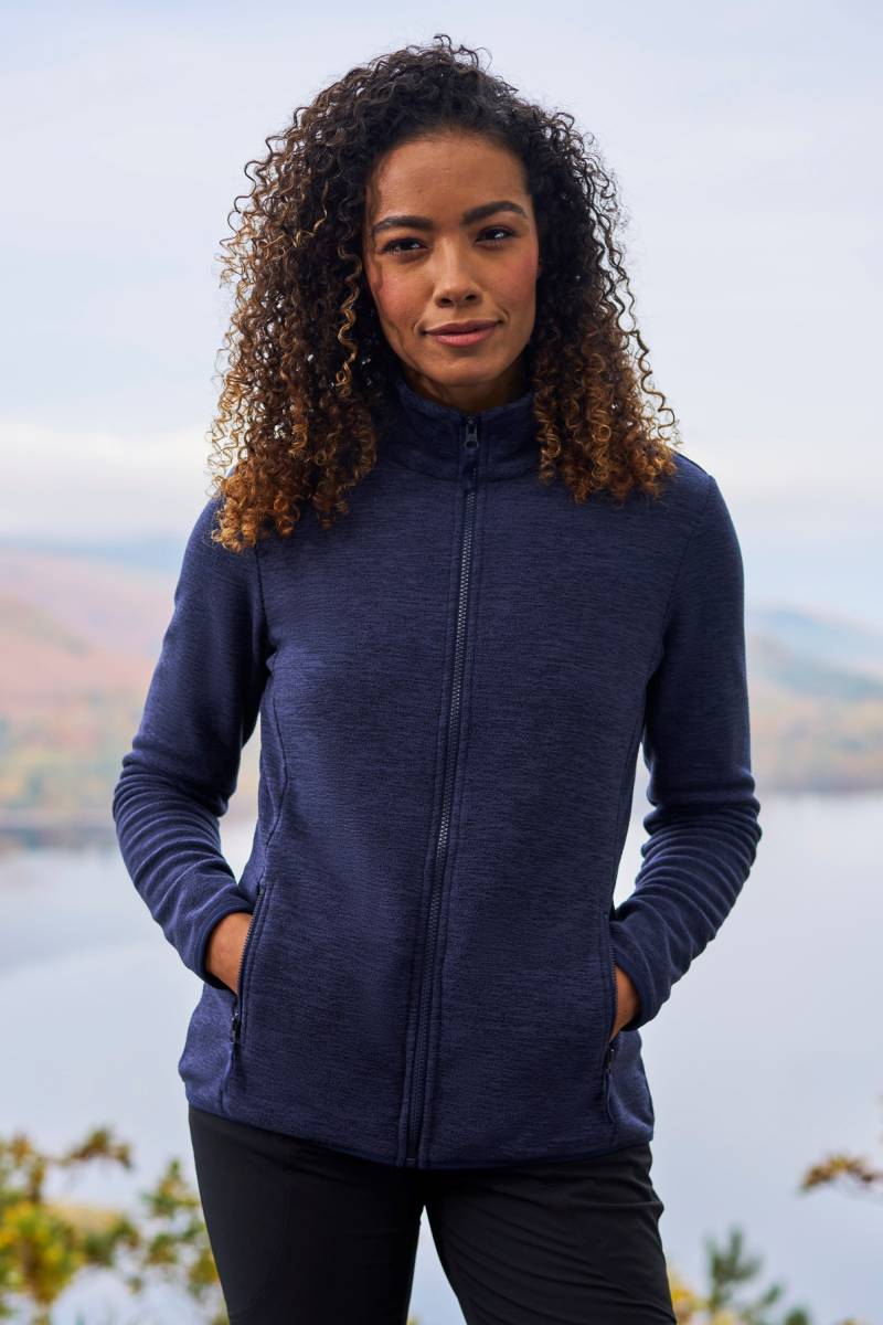 Snowdon Melange II Damen-Fleece mit Reißverschluss - Dark Blau von Mountain Warehouse