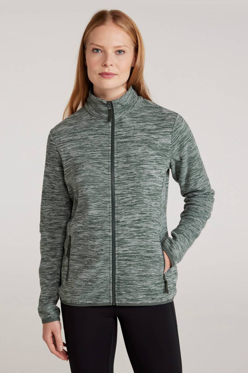 Snowdon Melange II Damen-Fleece mit Reißverschluss - Khaki Snowdon Melange II Damen-Fleece mit Reißverschluss - Khaki von Mountain Warehouse