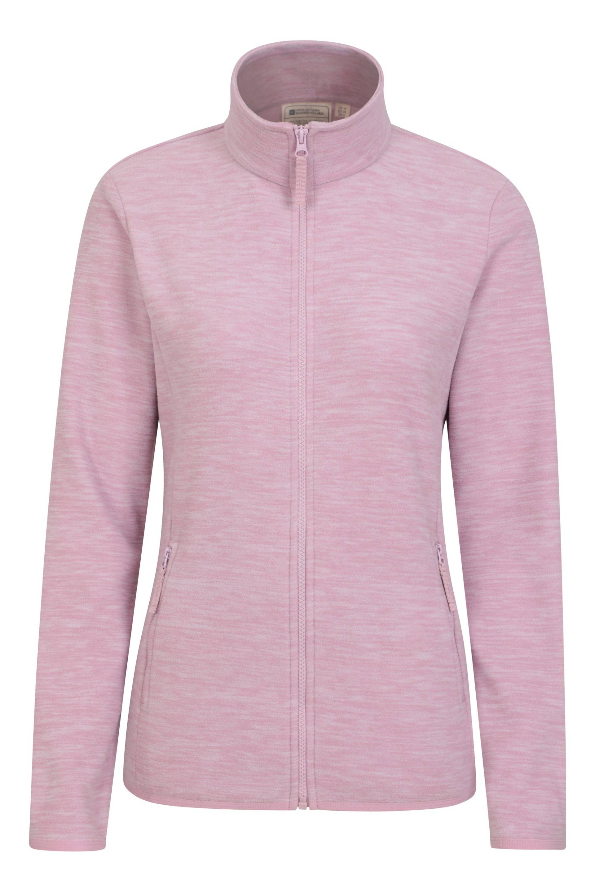 Snowdon Melange II Damen-Fleece mit Reißverschluss - Rosa von Mountain Warehouse