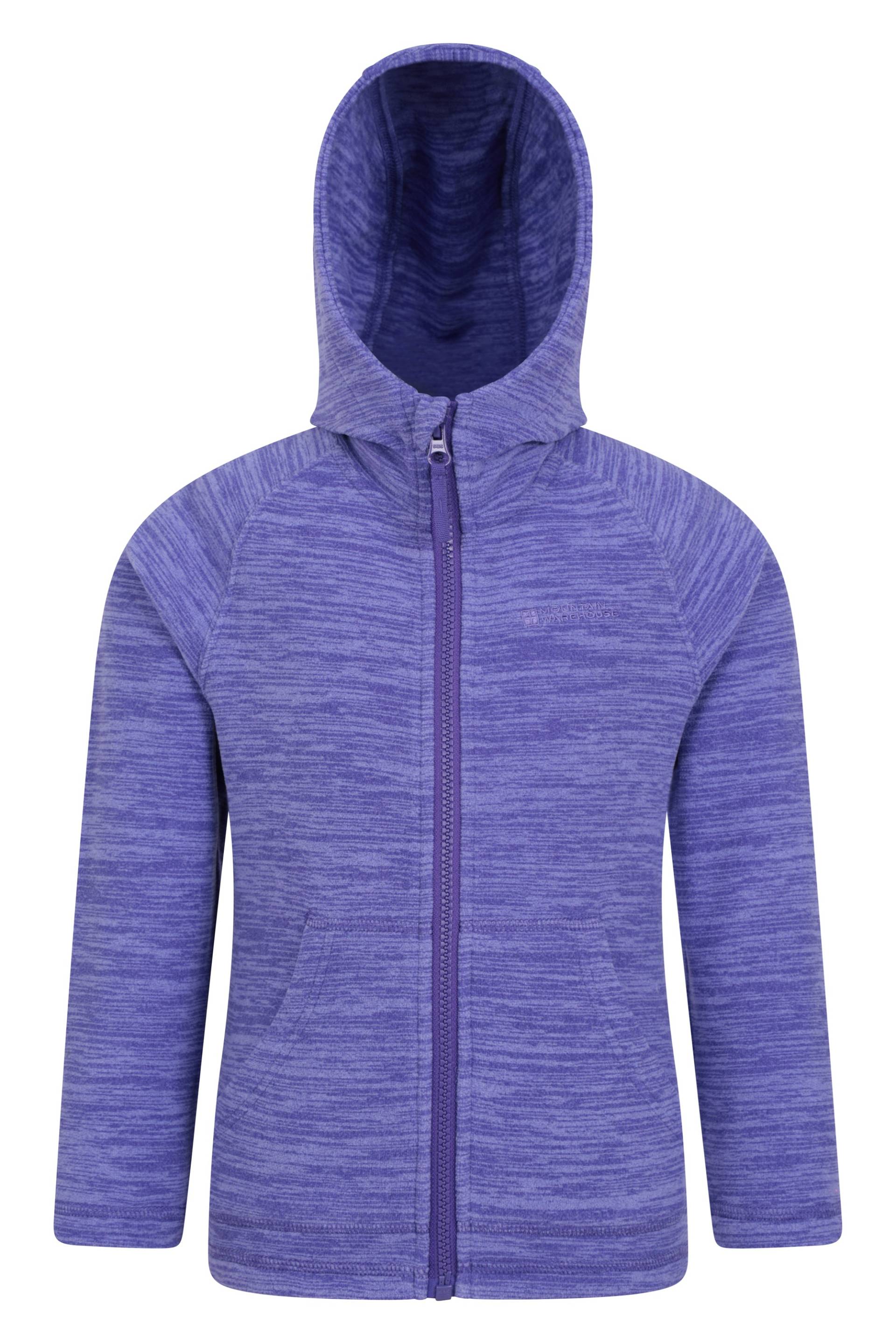 Snowdonia II Kinder Hoodie - Dunkel Lila von Mountain Warehouse