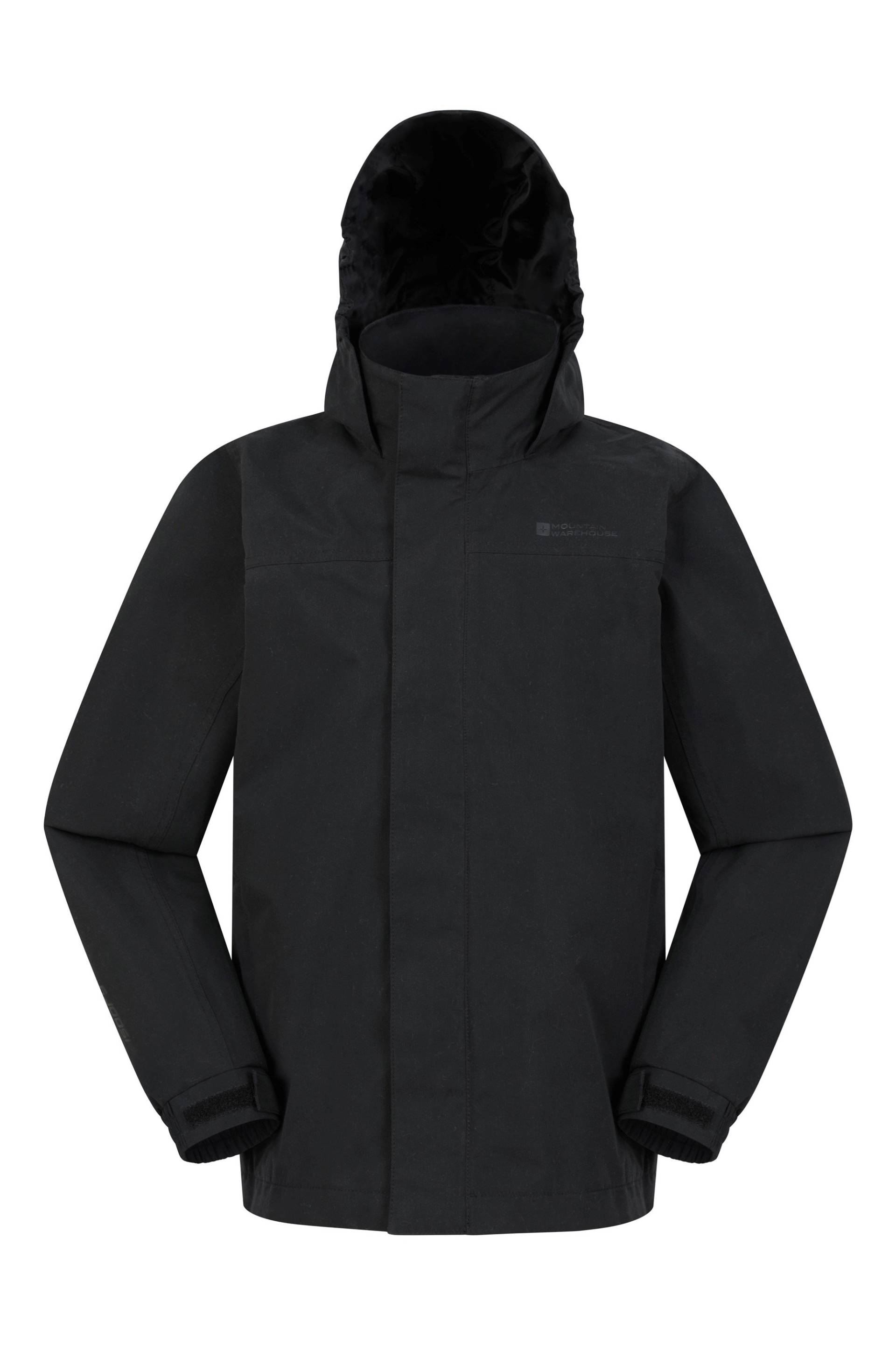 Solar wasserdichte Kinderjacke - Schwarz Solar wasserdichte Kinderjacke - Schwarz von Mountain Warehouse