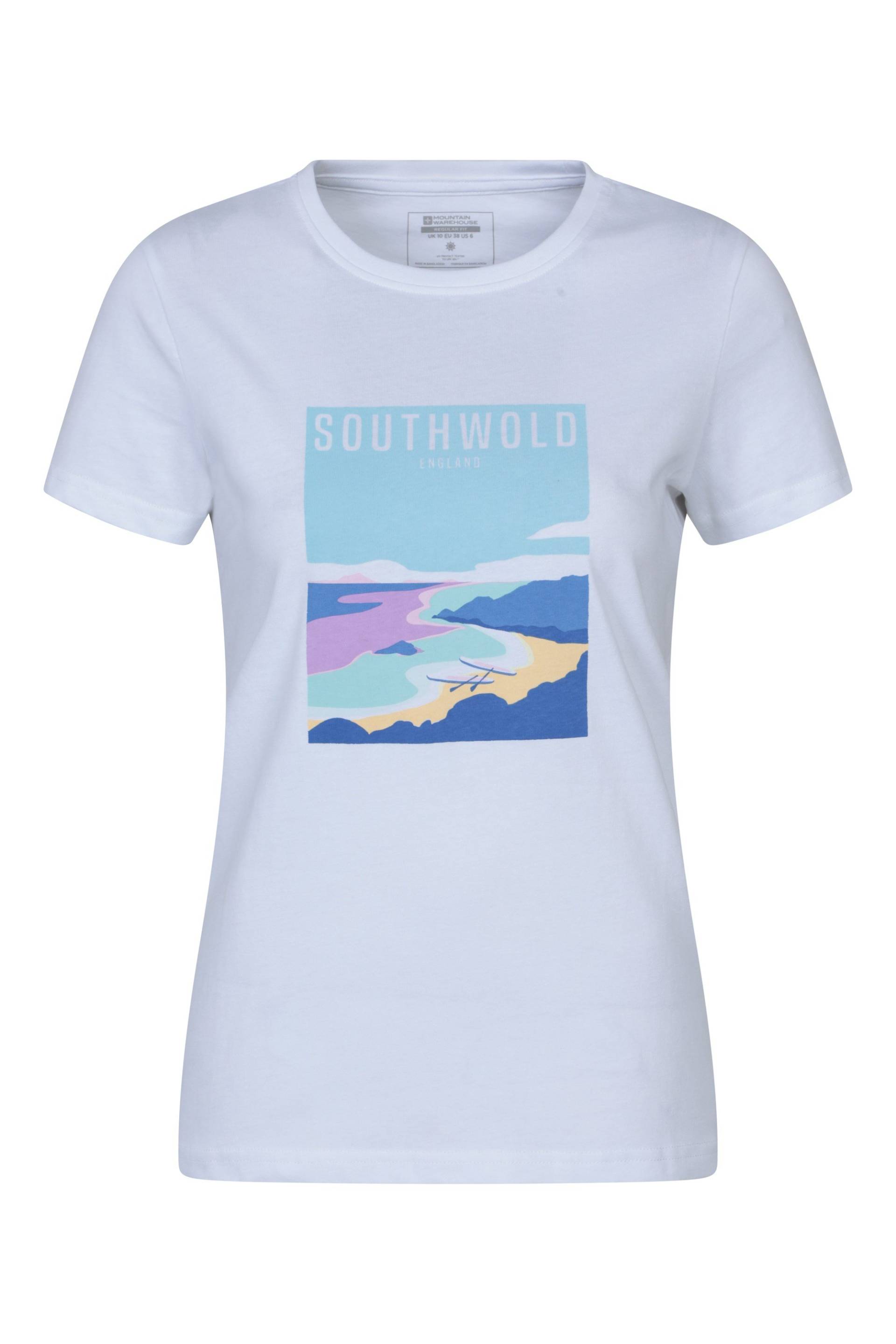 Southwold Damen-T-Shirt mit kurzen Ärmeln - Weiss von Mountain Warehouse