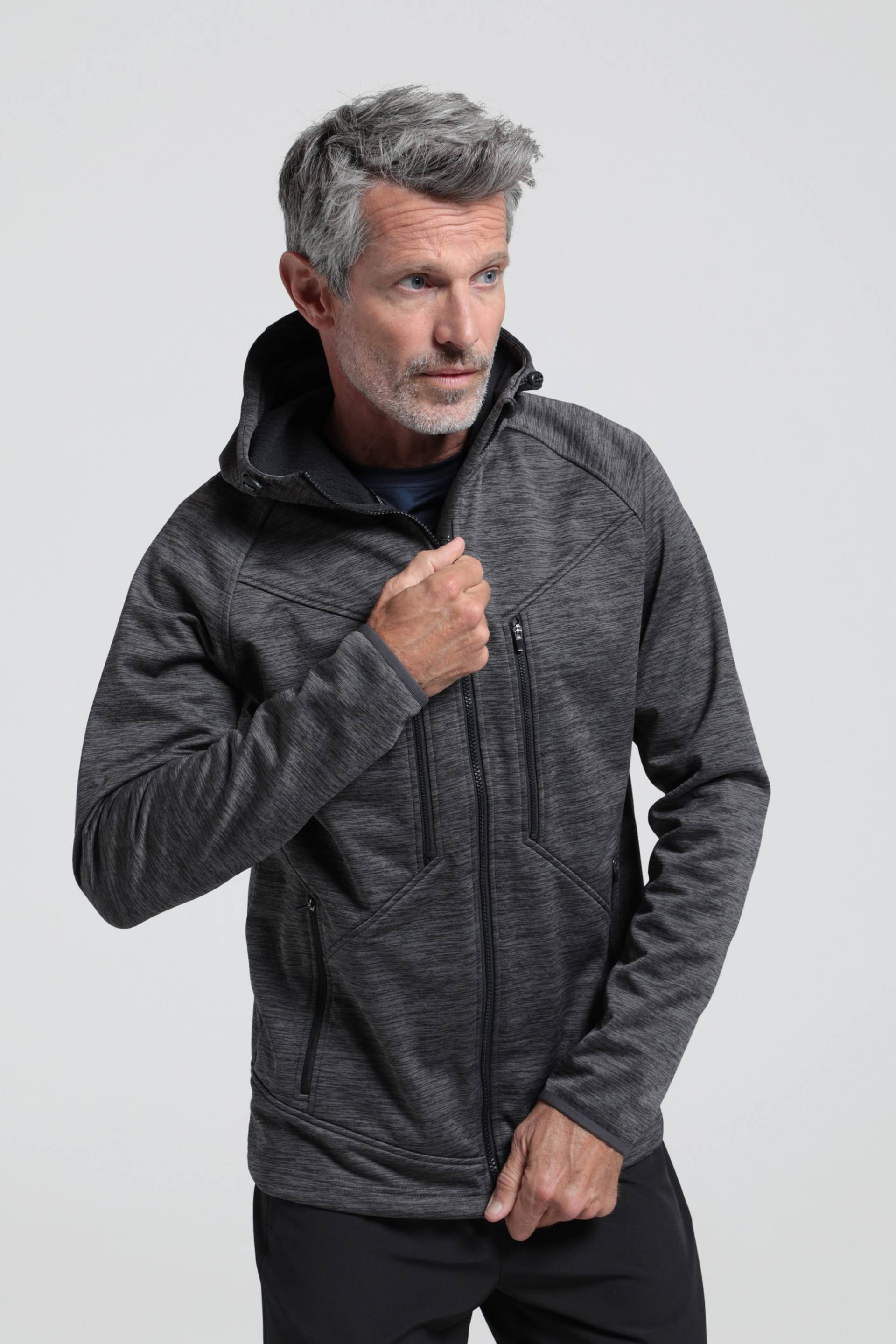Sprint Active Kapuzenpullover für Herren - Grau von Mountain Warehouse