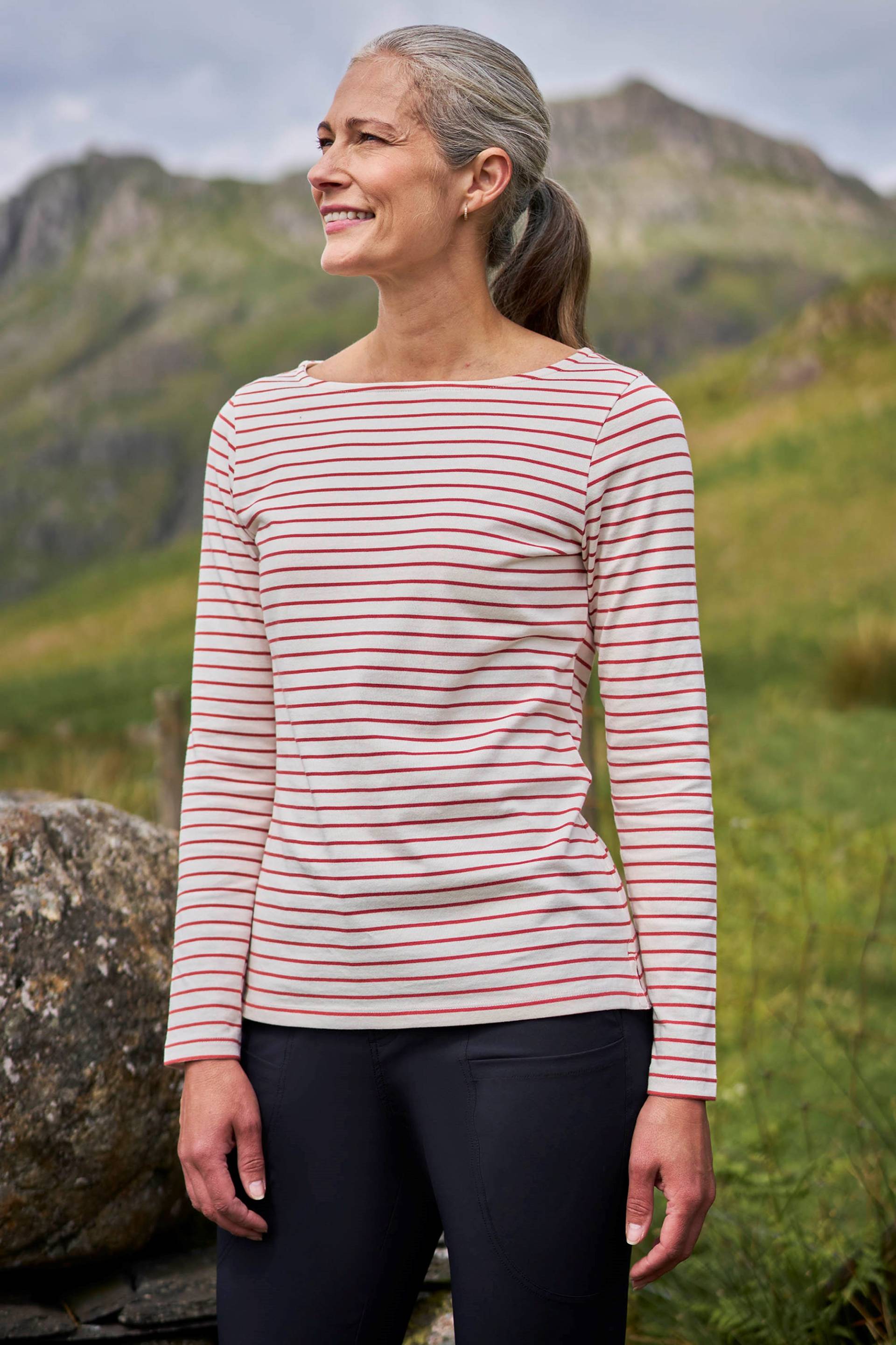 St Ives Damen-Top mit Rundhalsausschnitt - Orange von Mountain Warehouse