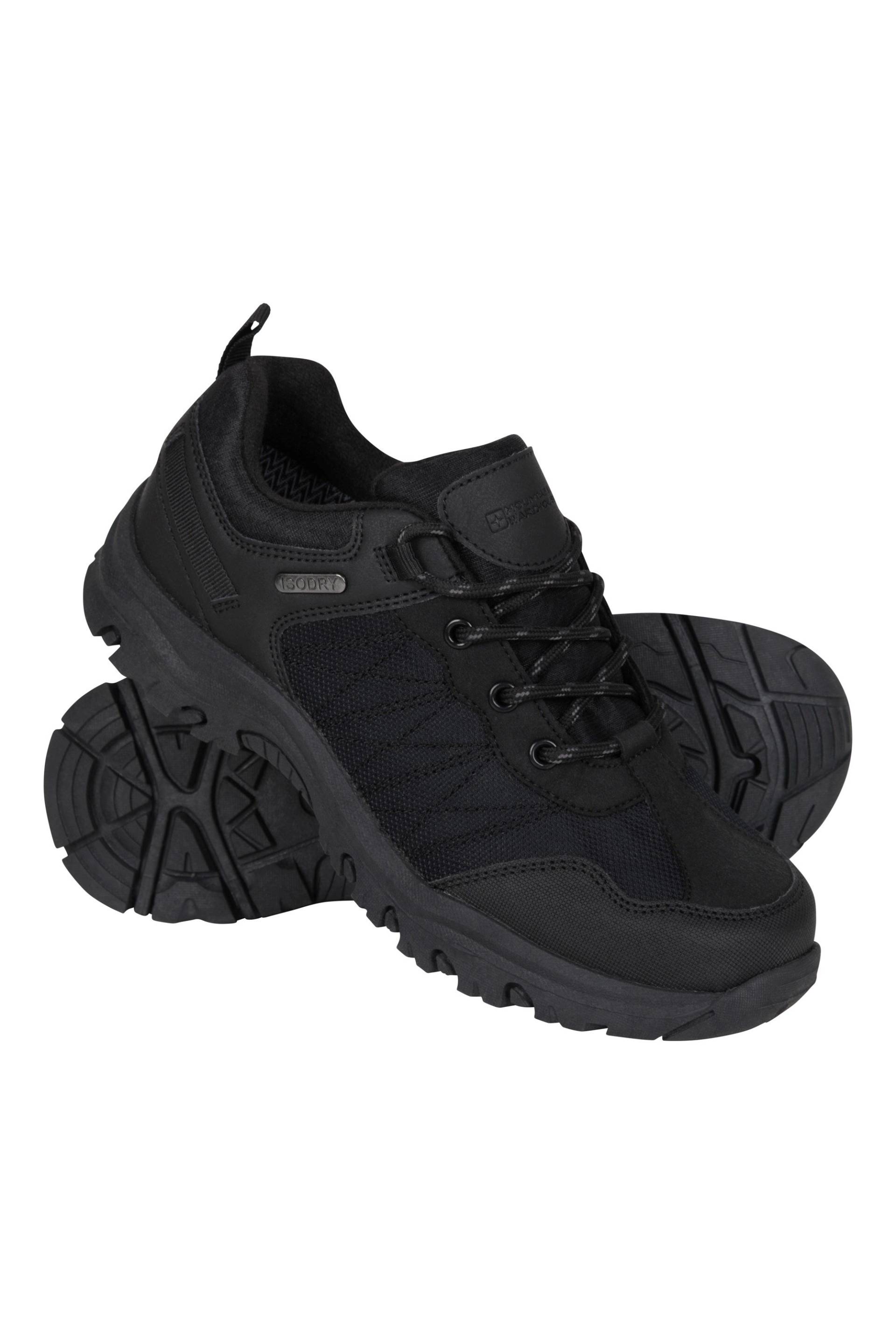 Stampede Wasserdichte Kinder-Wanderschuhe - Schwarz Stampede Wasserdichte Kinder-Wanderschuhe - Schwarz von Mountain Warehouse