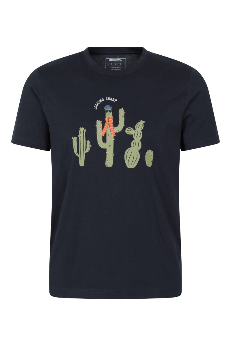 Stay Sharp Herren T-Shirt mit Grafik - Marineblau Stay Sharp Herren T-Shirt mit Grafik - Marineblau von Mountain Warehouse