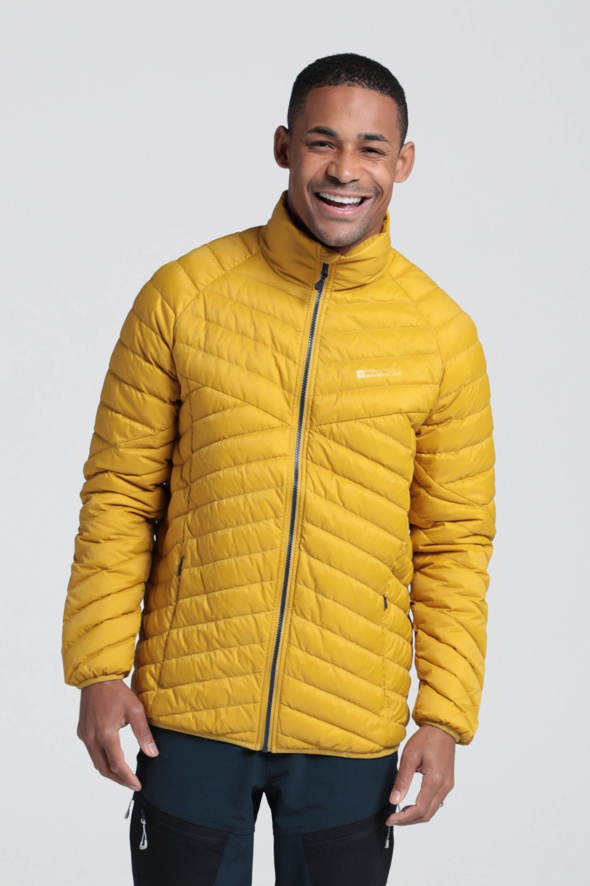 Stoke Extreme Daunenjacke für Herren - Gelb von Mountain Warehouse