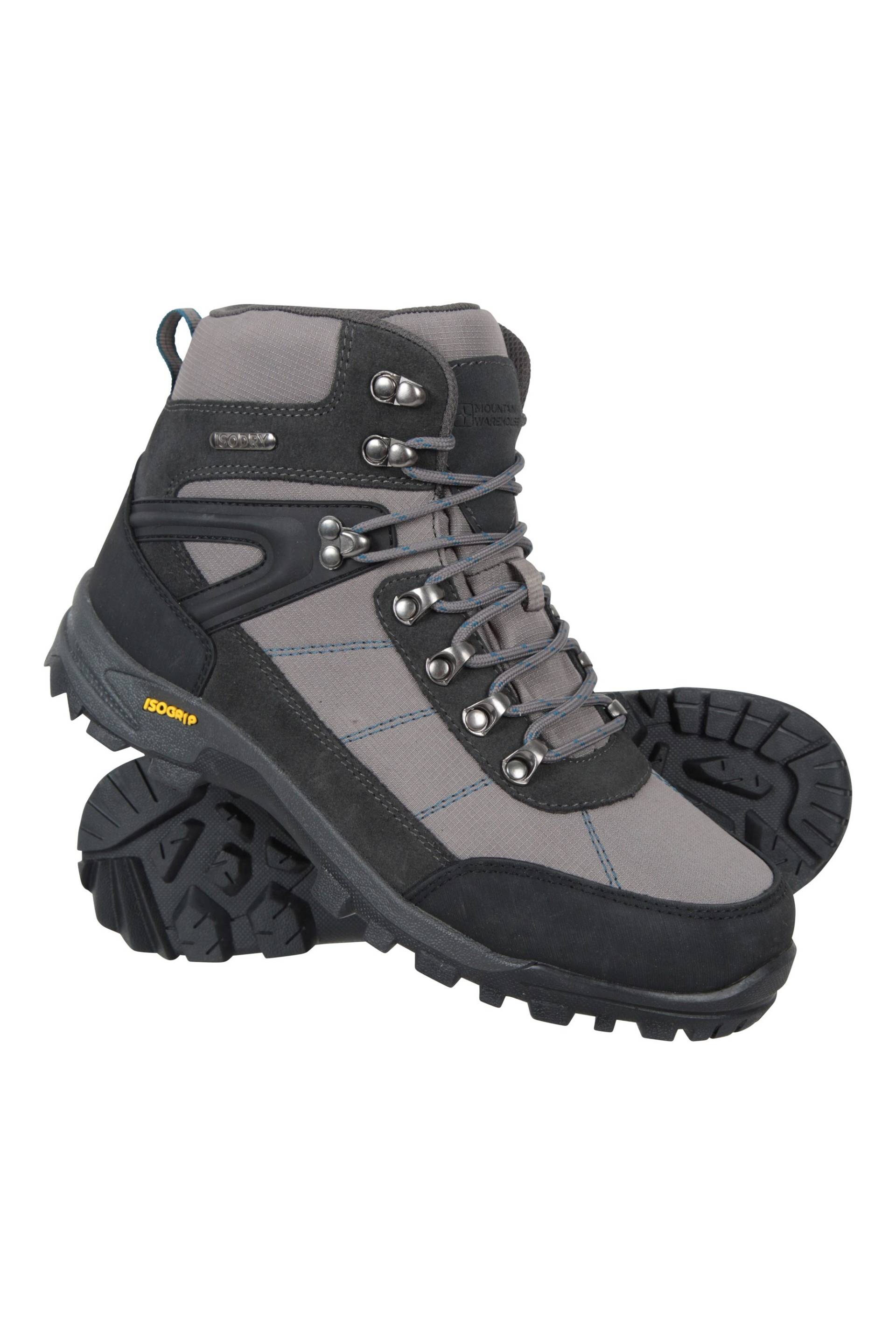 Storm IsoGrip Wasserdichte Herren-Stiefel - Grau von Mountain Warehouse