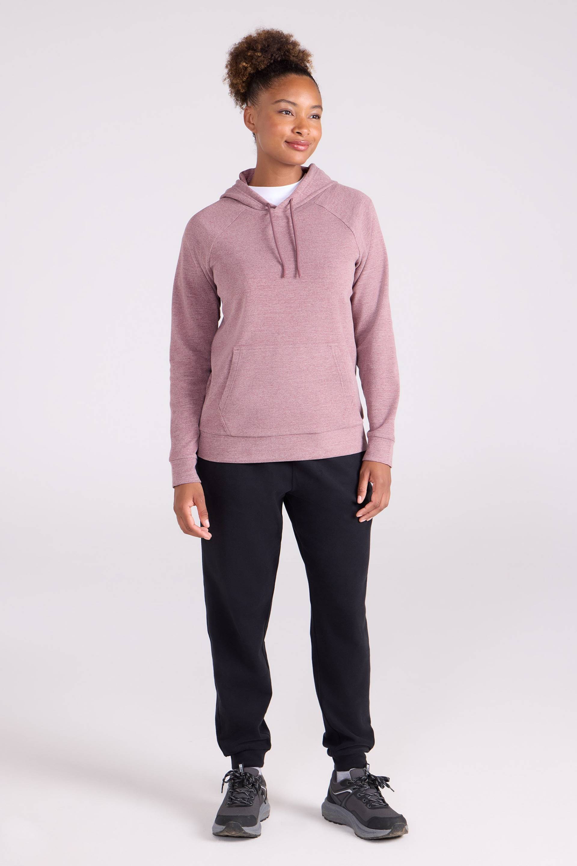 Strath Superweicher Damen Kapuzenpullover - Rosa von Mountain Warehouse
