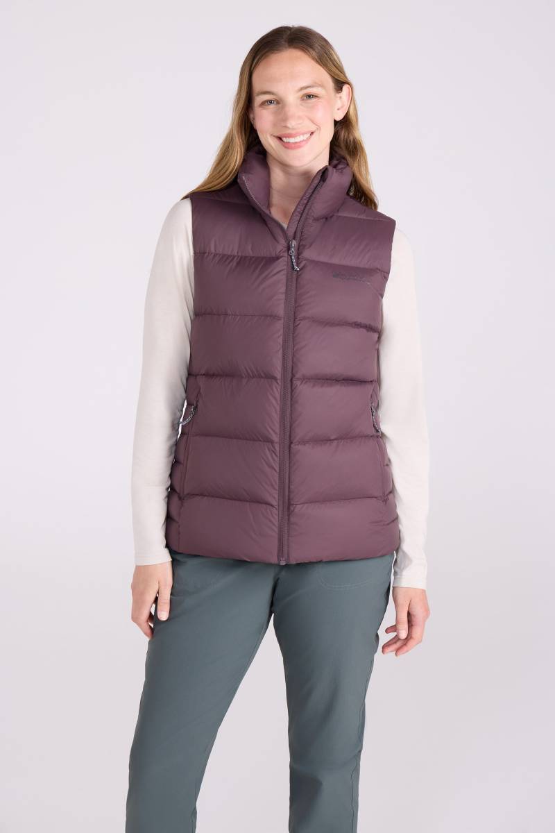 Stratus Packbare Damen Daunenweste - Violett von Mountain Warehouse