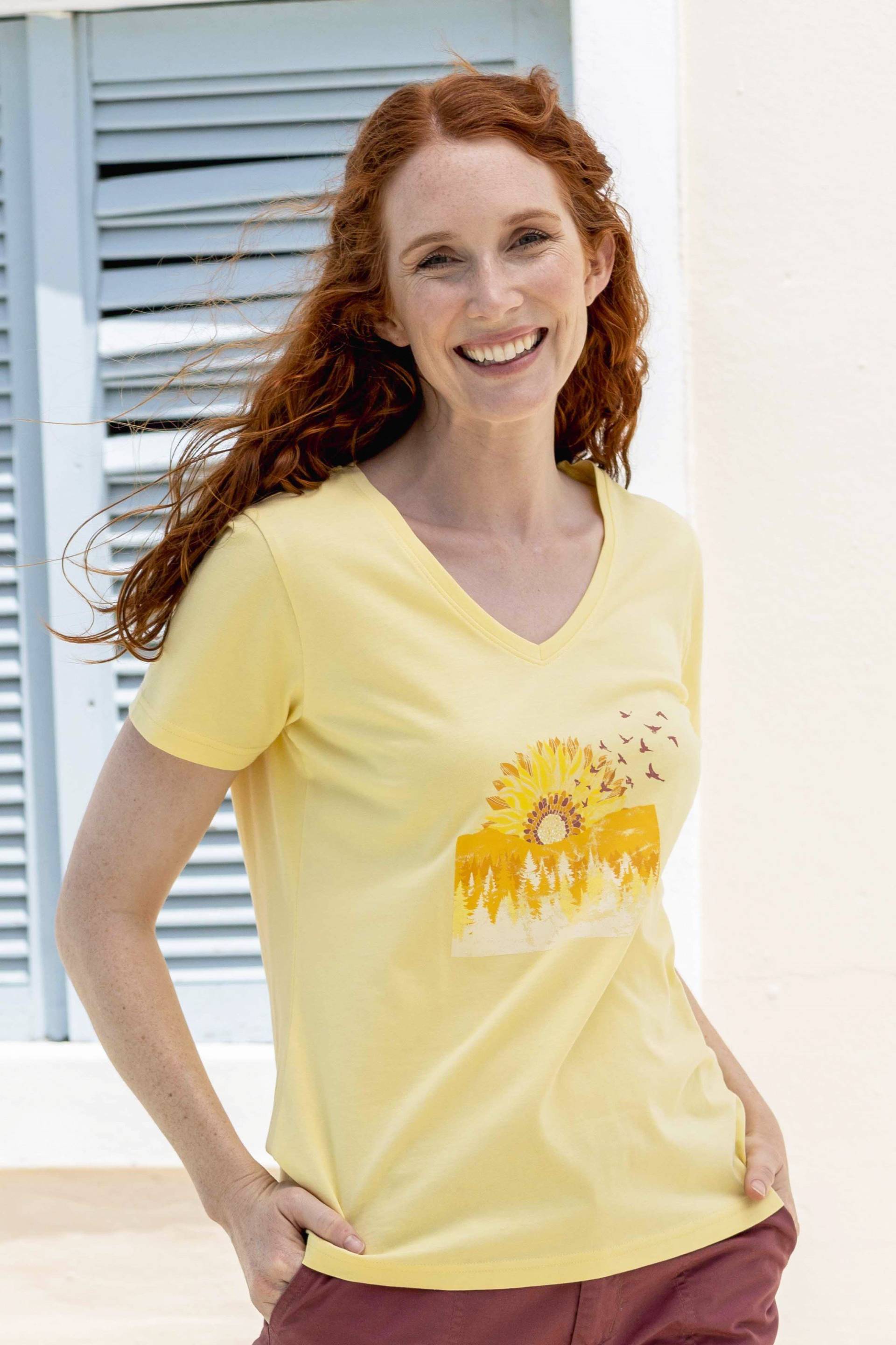 Sunflower Bedrucktes Damen T-Shirt - von Mountain Warehouse